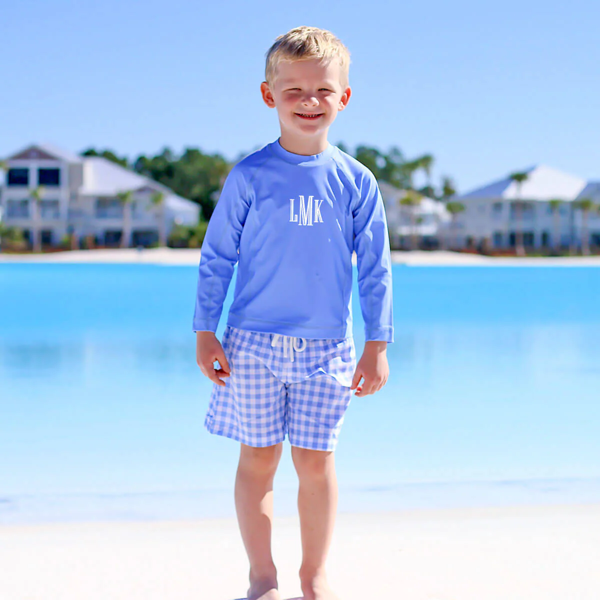 Capri Blue Swim Trunks - Image 5