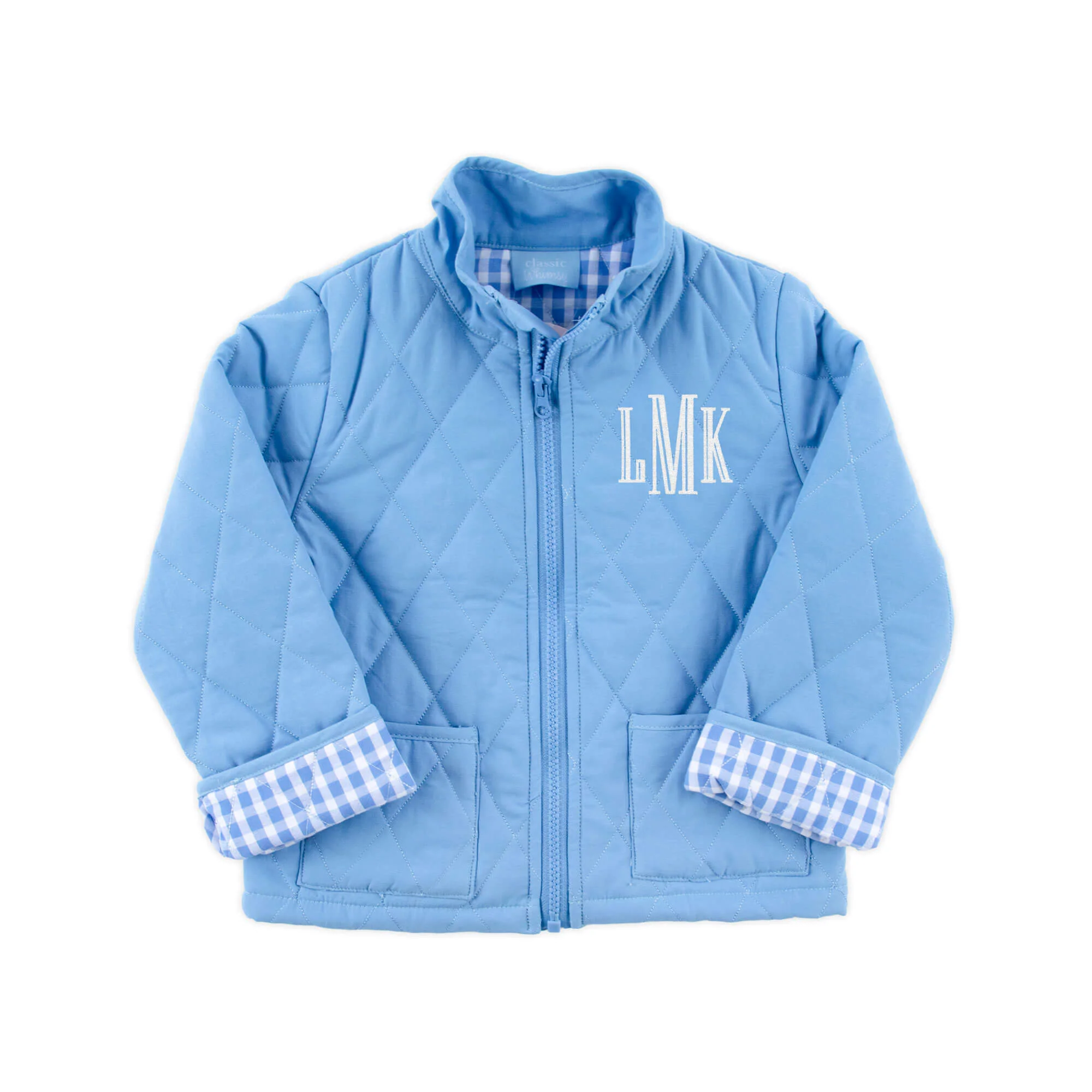 Light Blue Quilted Coat - Image 2