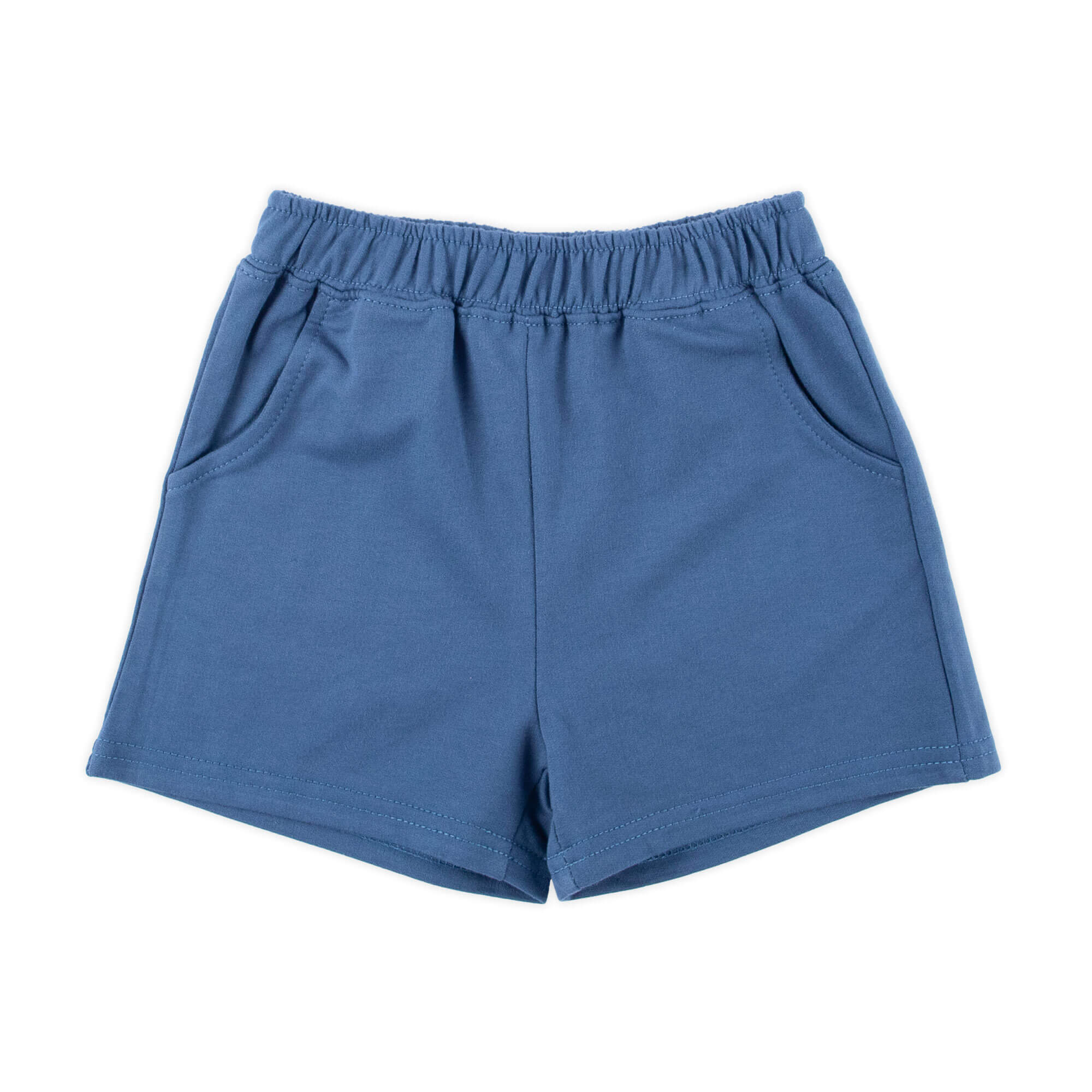 Dark Blue French Terry Shorts - Image 3