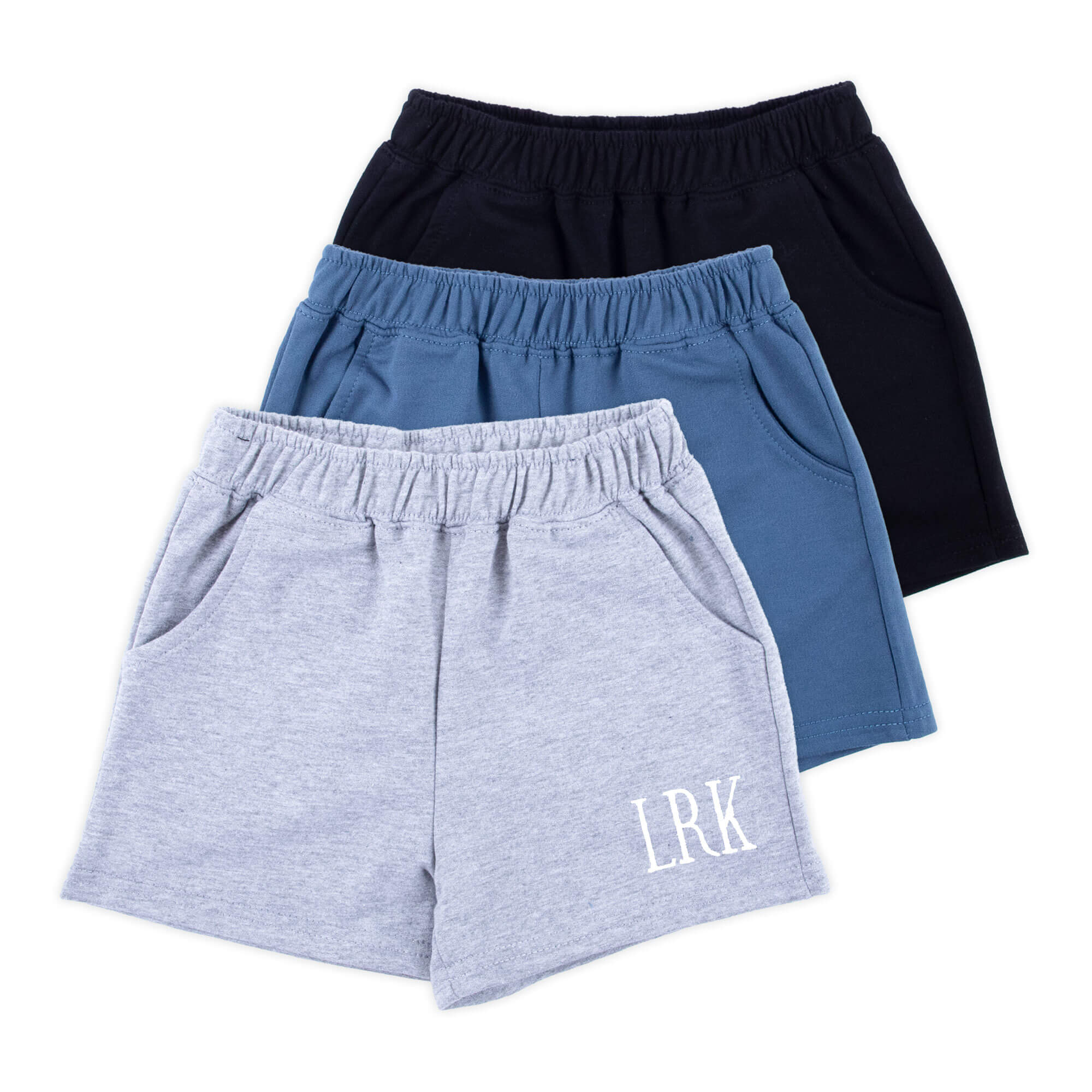 Gray French Terry Shorts - Image 4