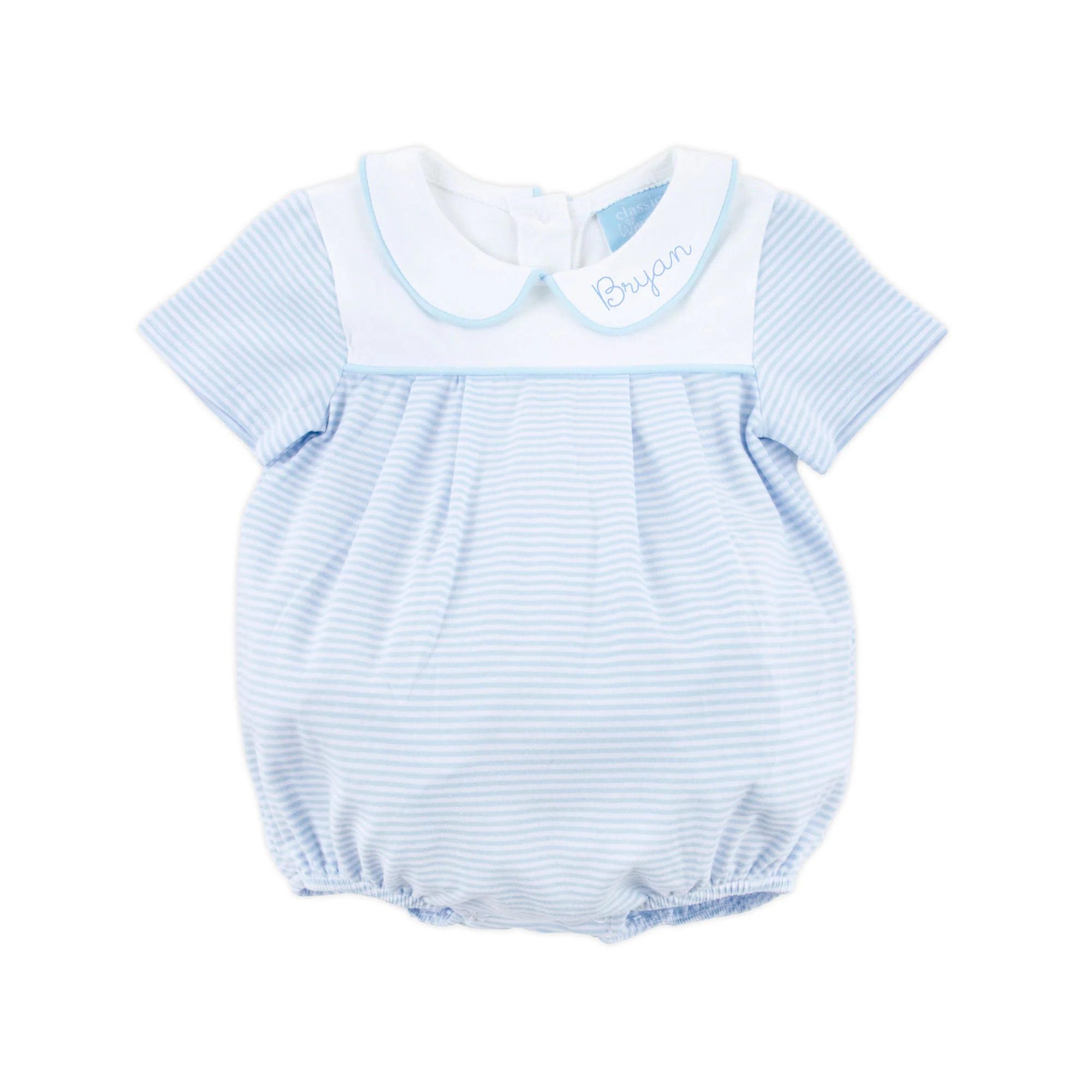 Blue Stripe Collared Bubble - Image 2