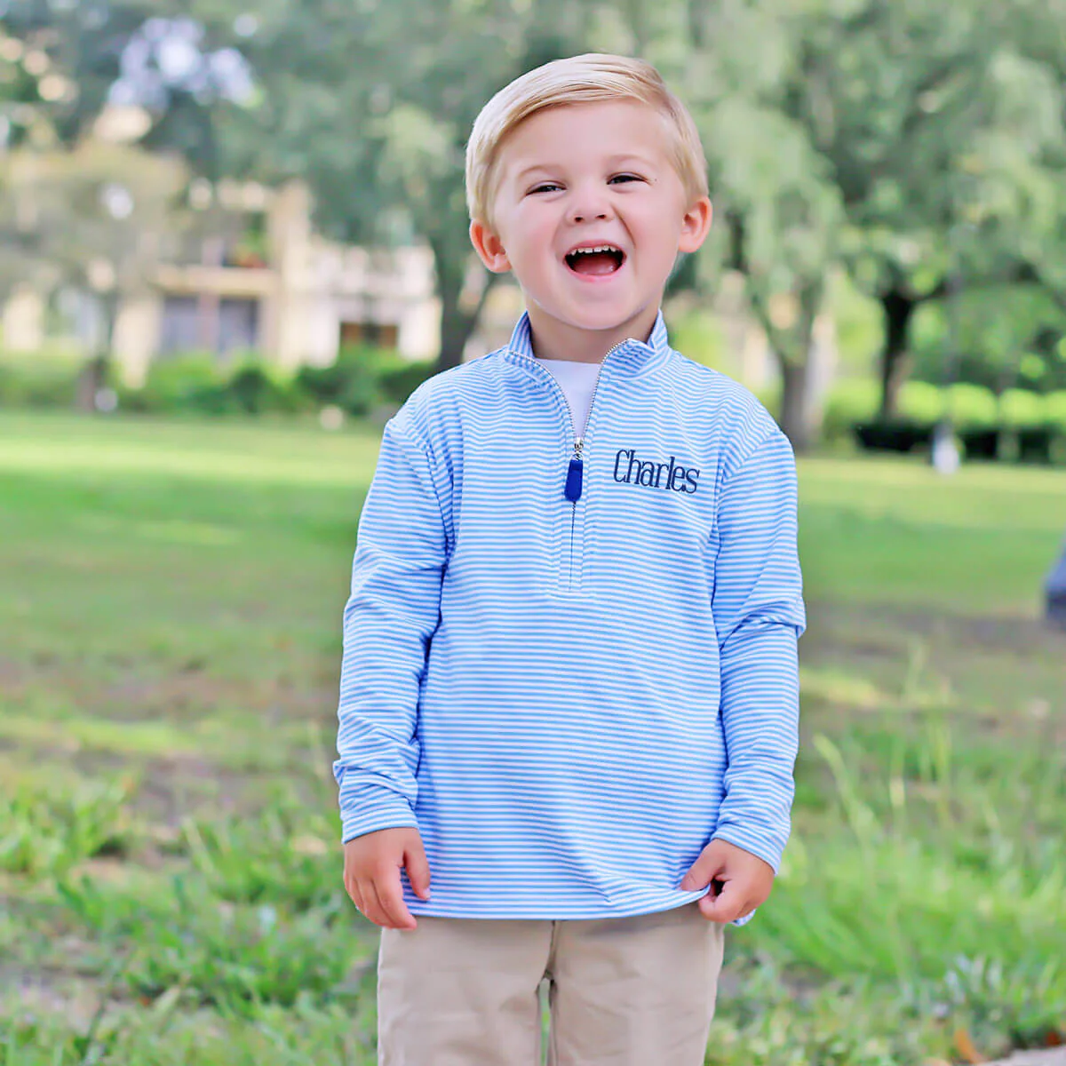 Boy Half Zip Pullover - Image 4