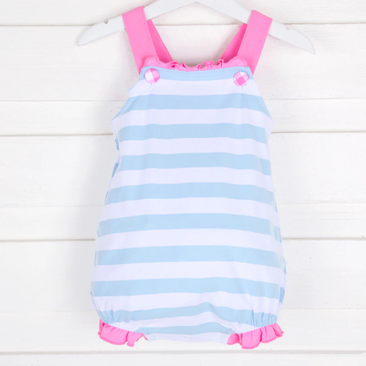 Blue Stripe Cross Back Bubble - Image 2