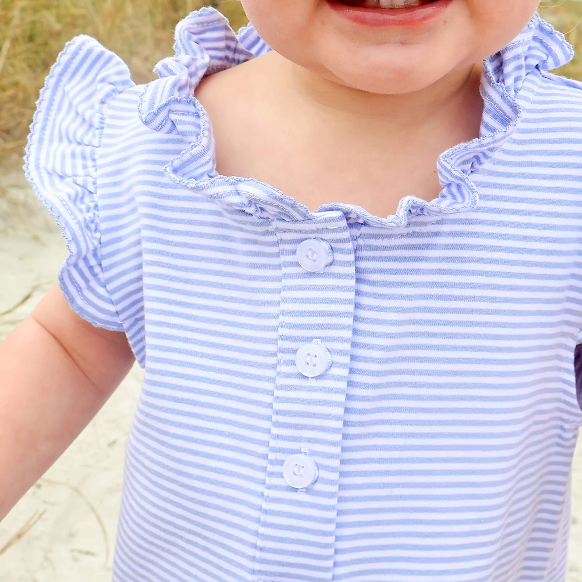 Blue Stripe Nicole Dress - Image 3