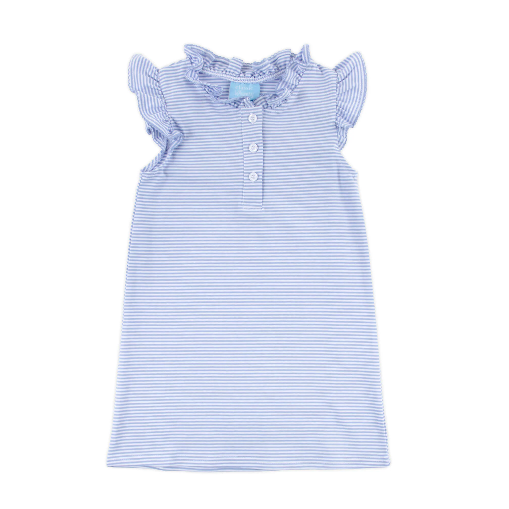 Blue Stripe Nicole Dress - Image 4