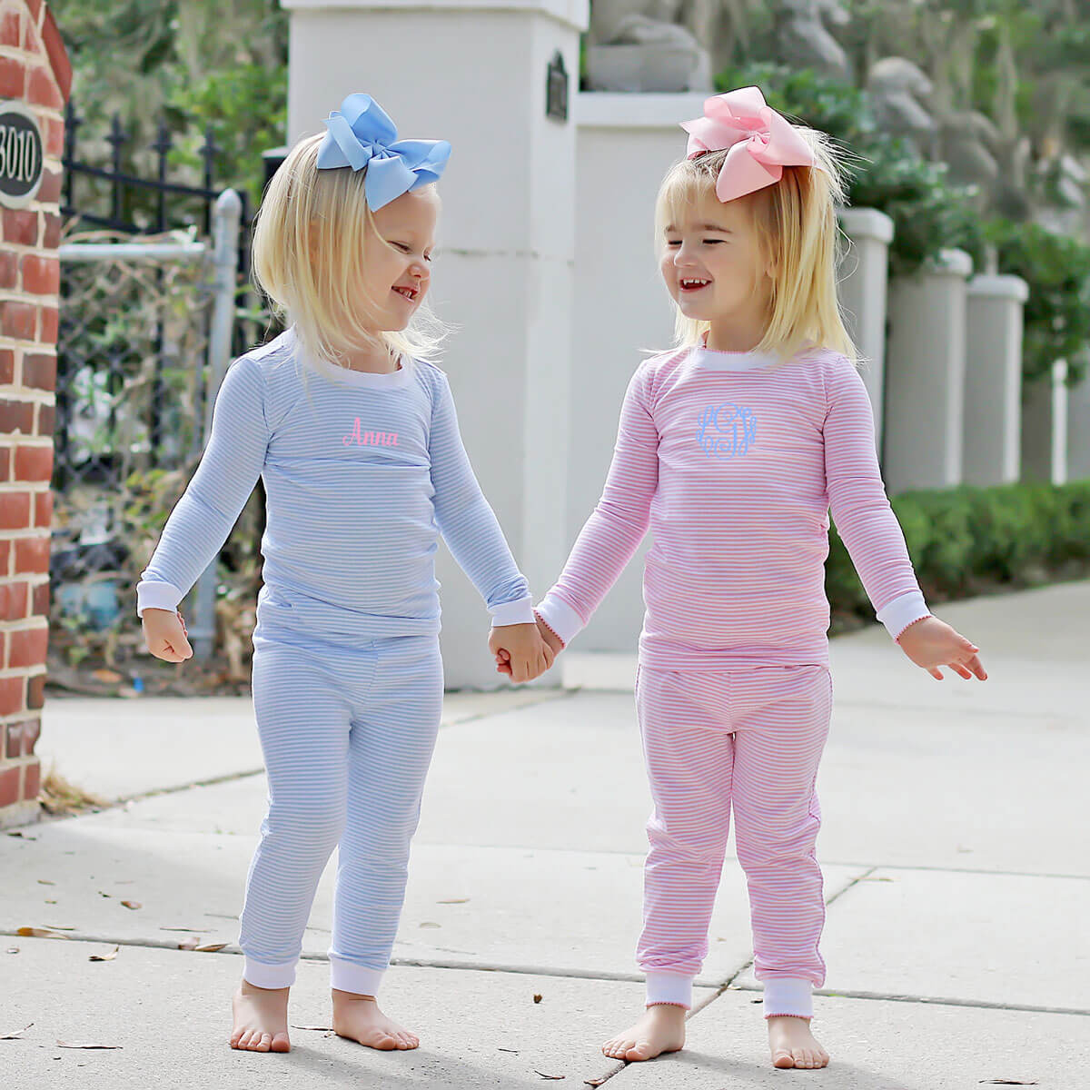 Light Blue Stripe Pajamas - Image 8