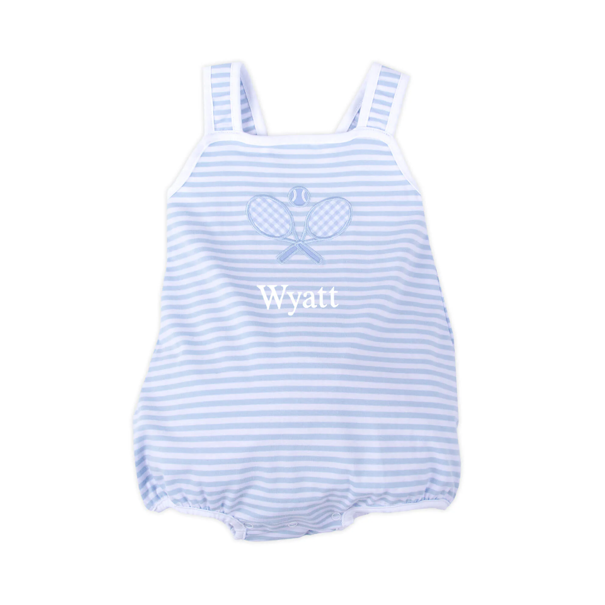 Tennis Racquet Light Blue Stripe Sun Bubble - Image 3
