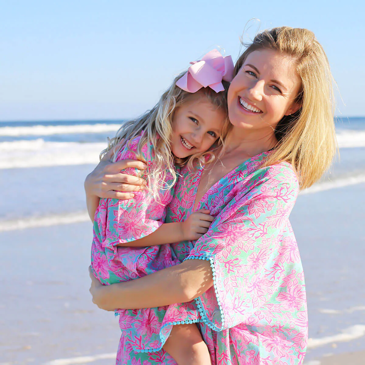 Botanical Island Pink Swim Cover Up - Image 3