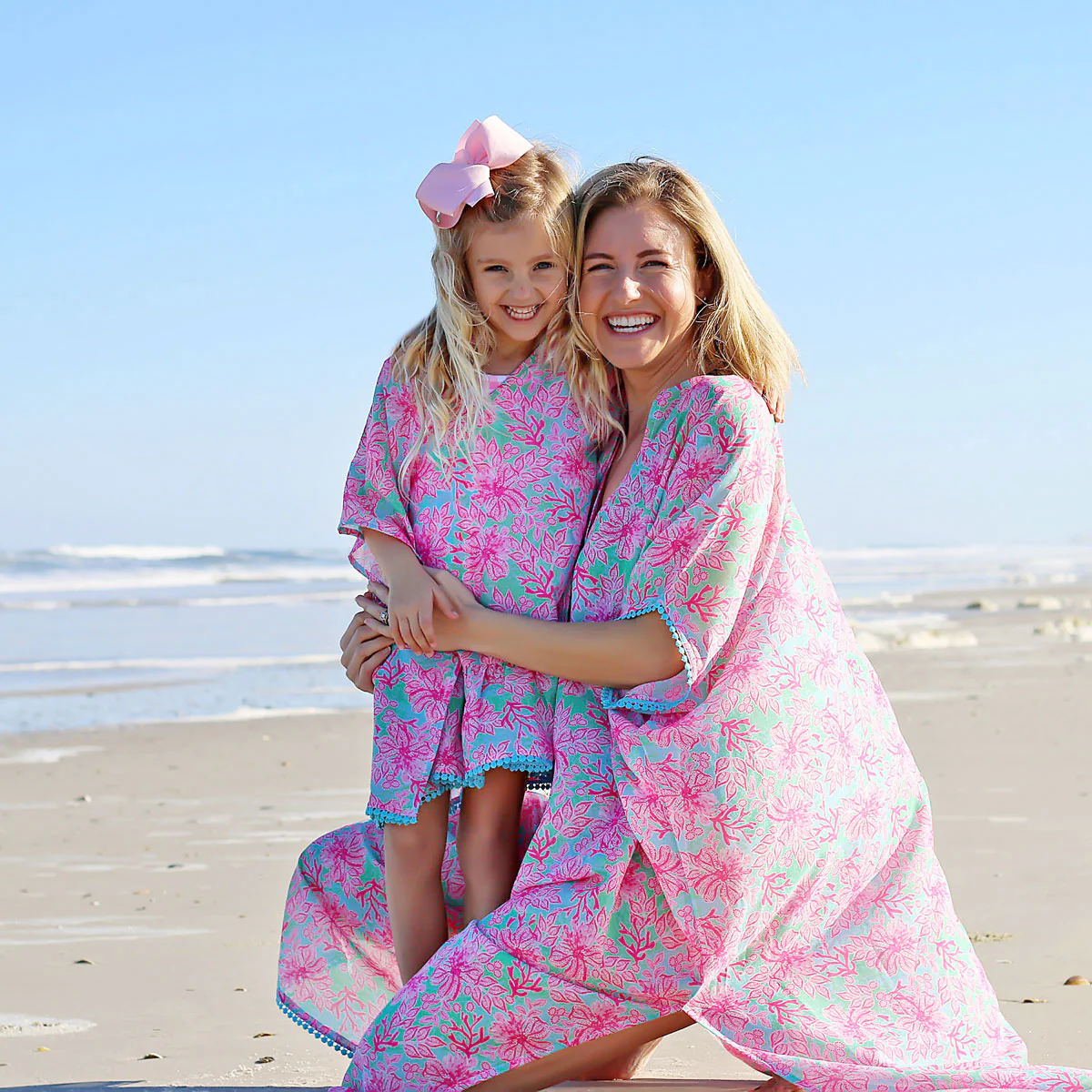 Botanical Island Pink Swim Cover Up - Image 5