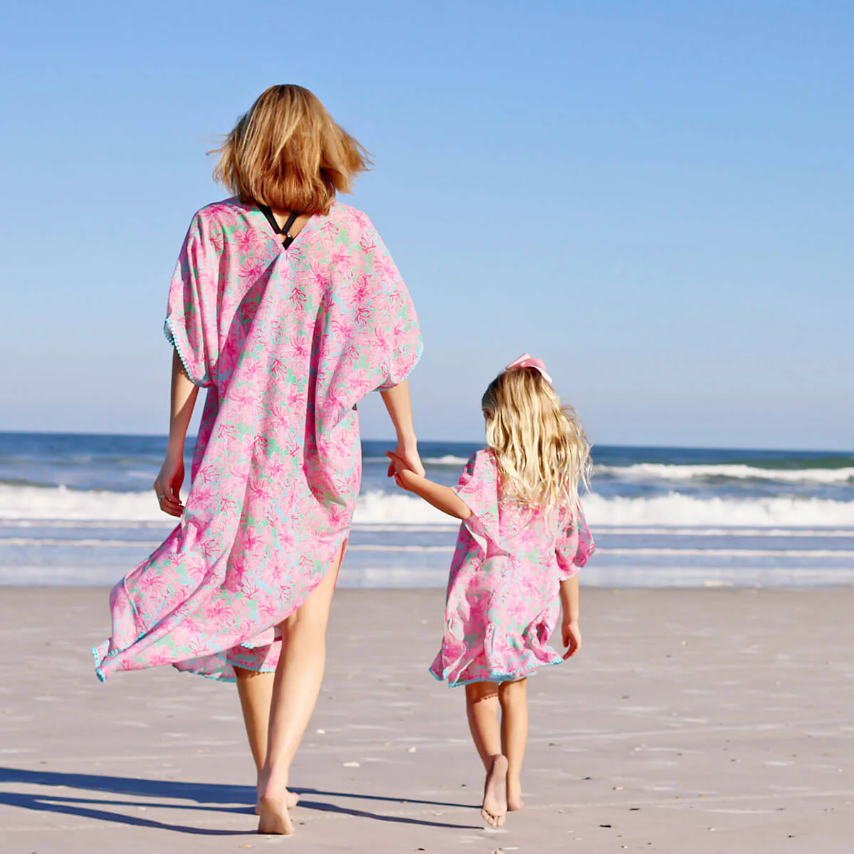 Botanical Island Pink Swim Cover Up - Image 7