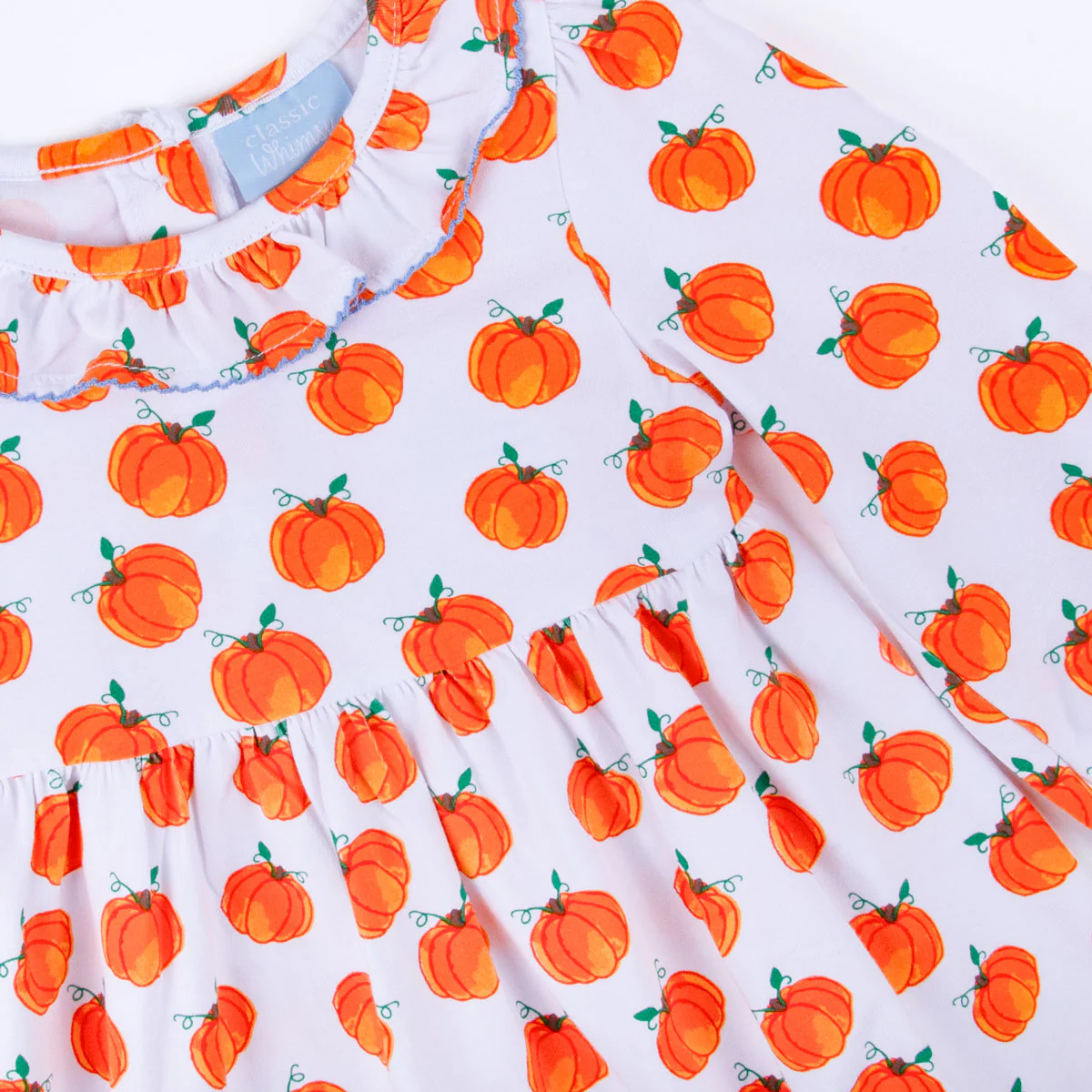 Bountiful Pumpkin Print Virginia Dress - Image 3