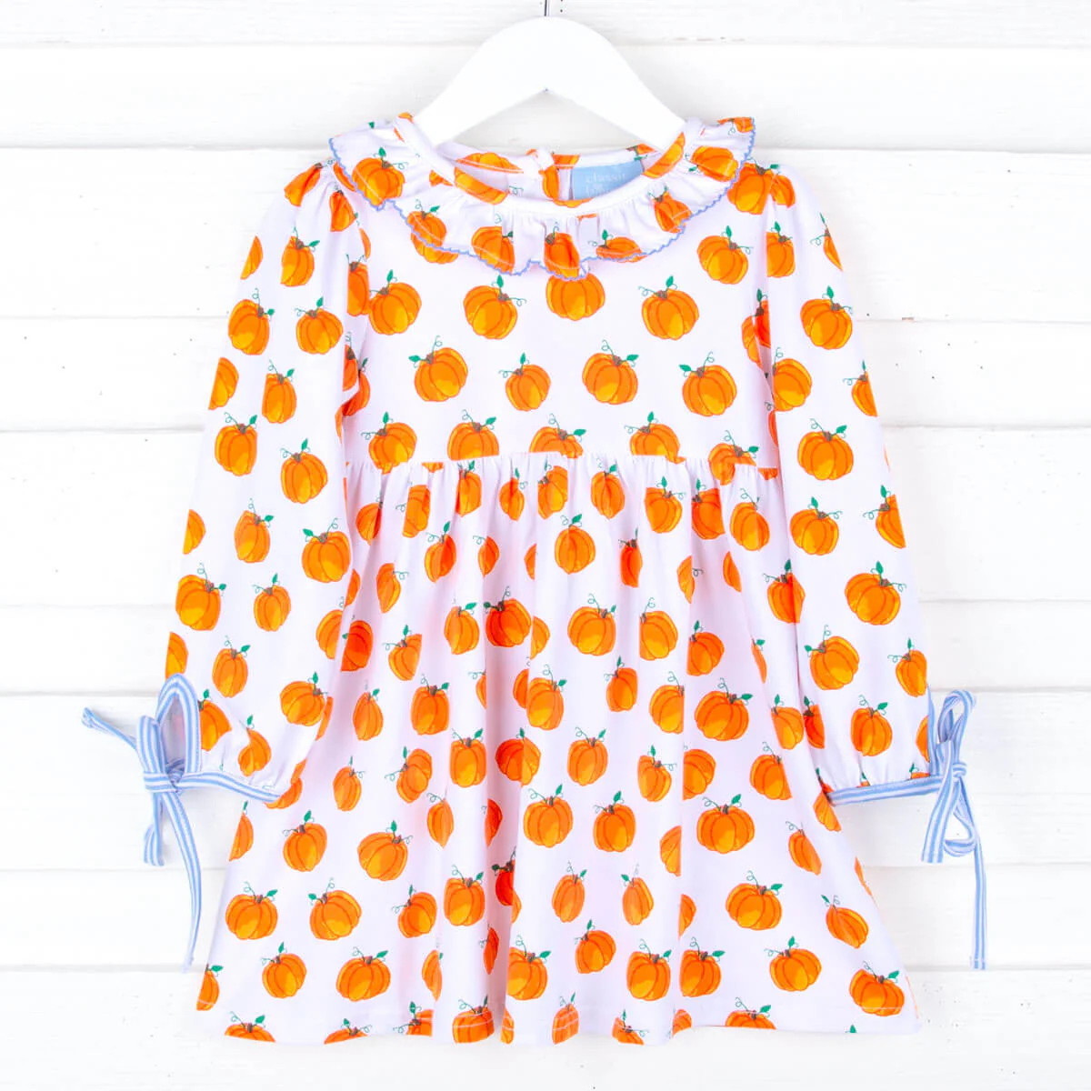 Bountiful Pumpkin Print Virginia Dress - Image 5