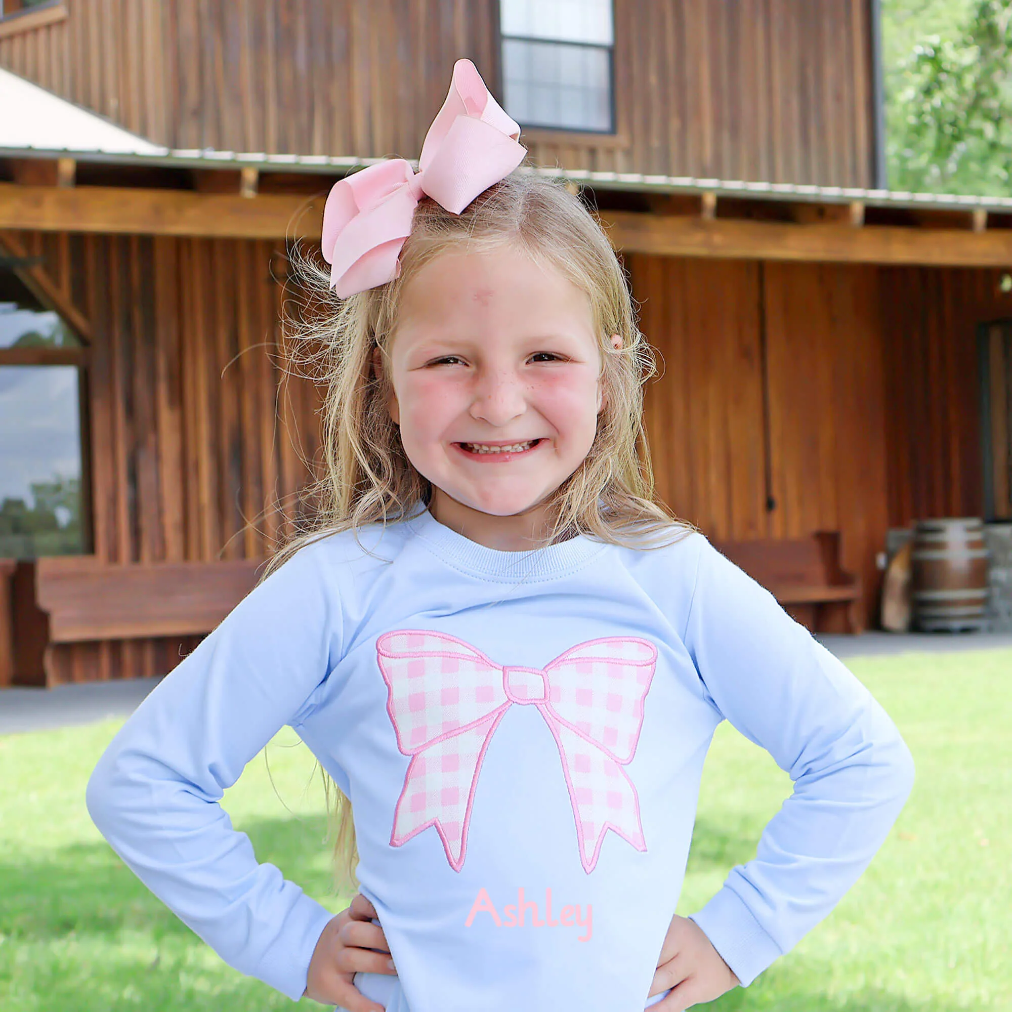 Bow Applique Abby Dress - Image 3