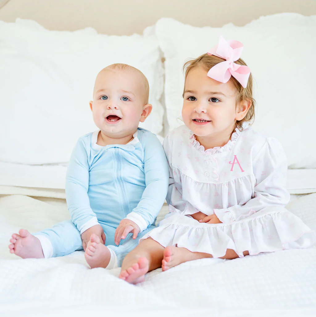 Pink Bow Long Sleeve Nightgown - Image 4