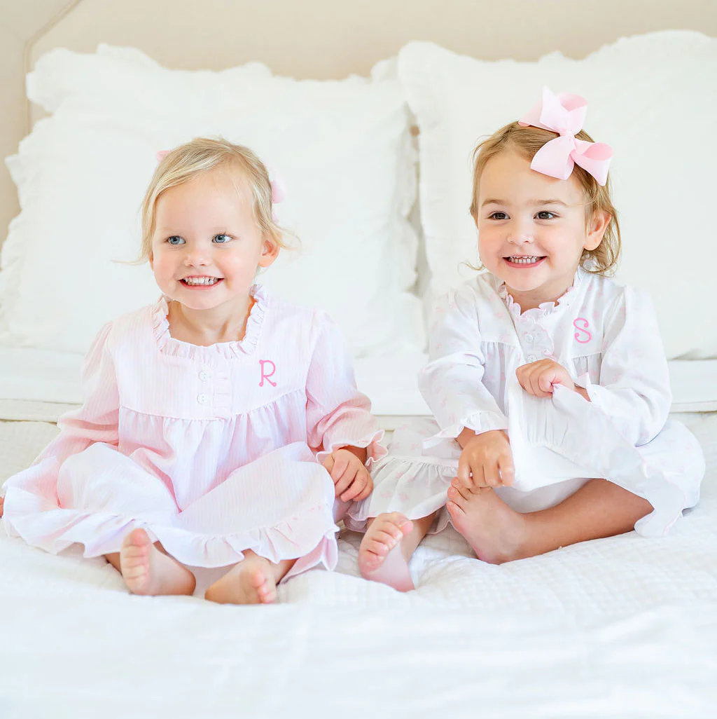 Pink Bow Long Sleeve Nightgown - Image 8