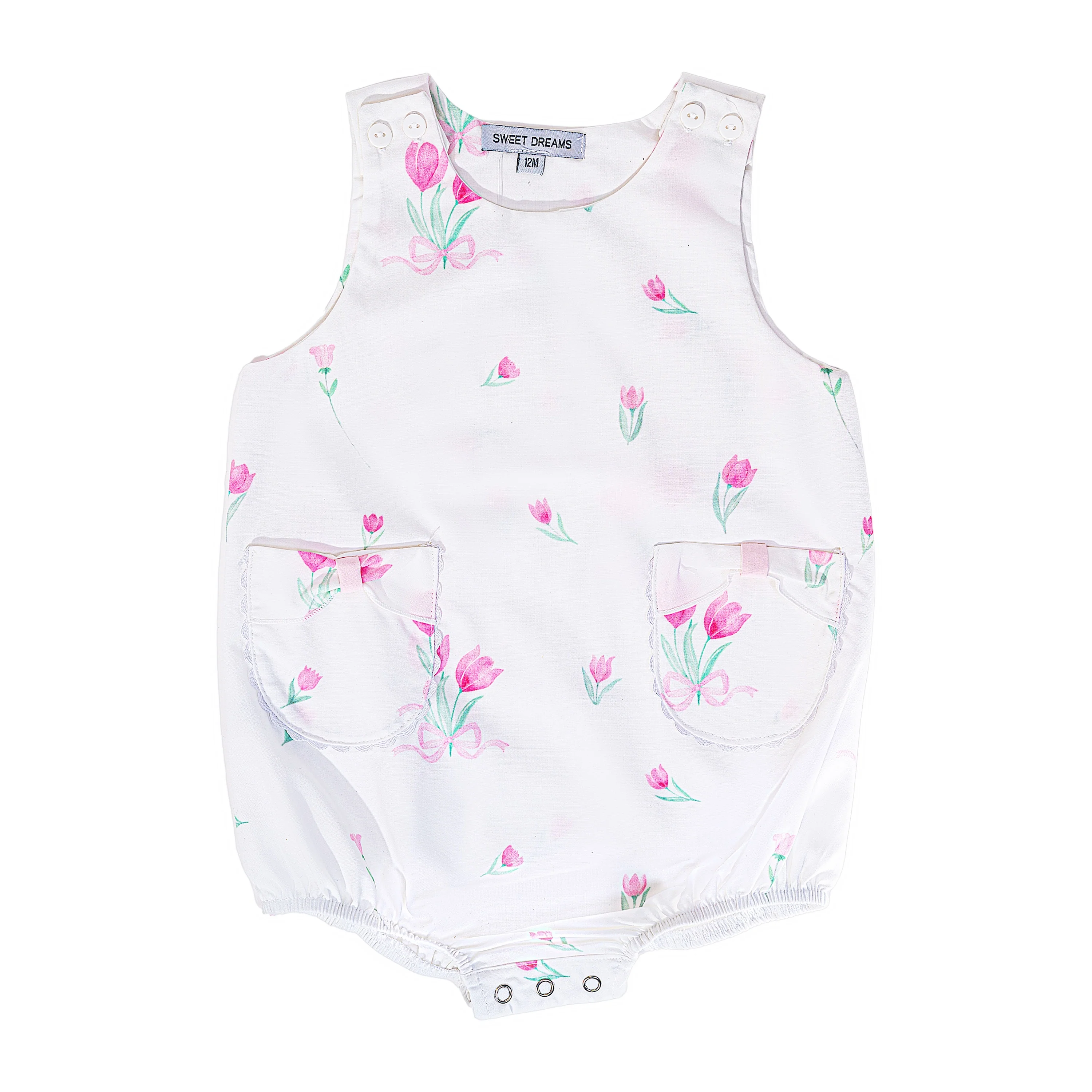 Bow Pocket Tulip Print Bubble - Image 2