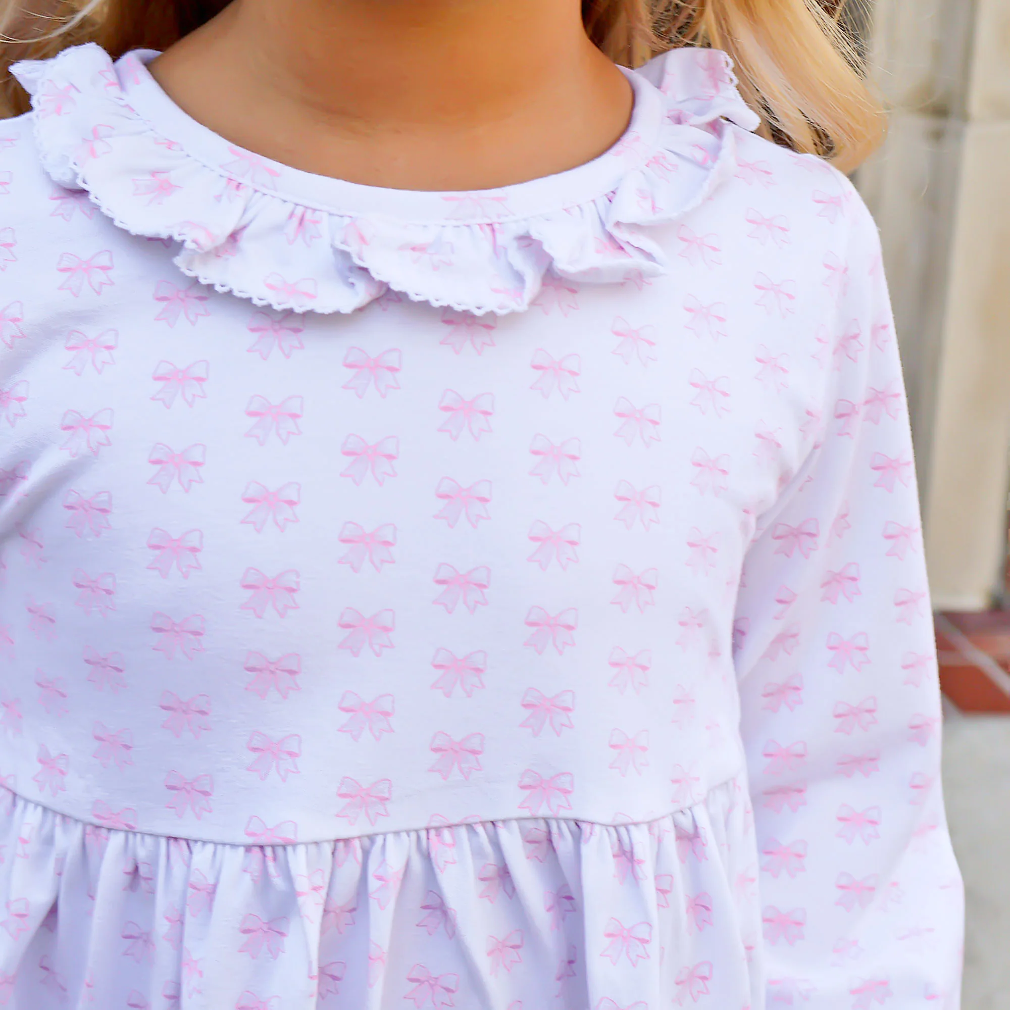 Bow Print Eden Bloomer Set - Image 3