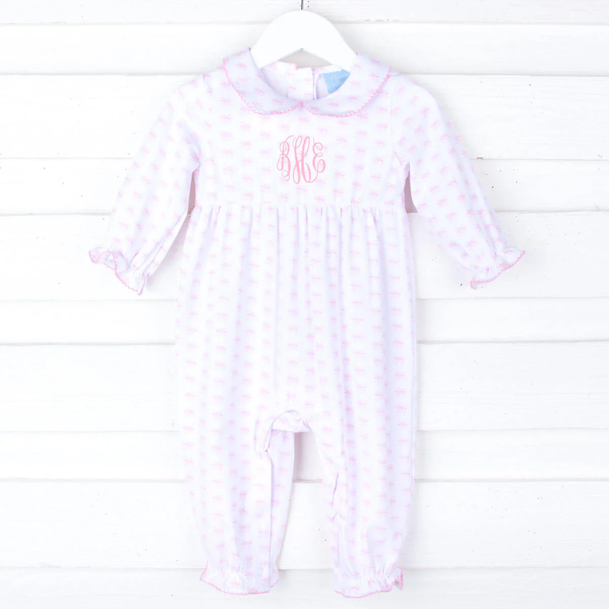 Bow Print Ruffle Romper - Image 3