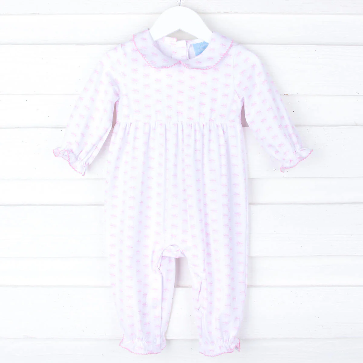 Bow Print Ruffle Romper - Image 4