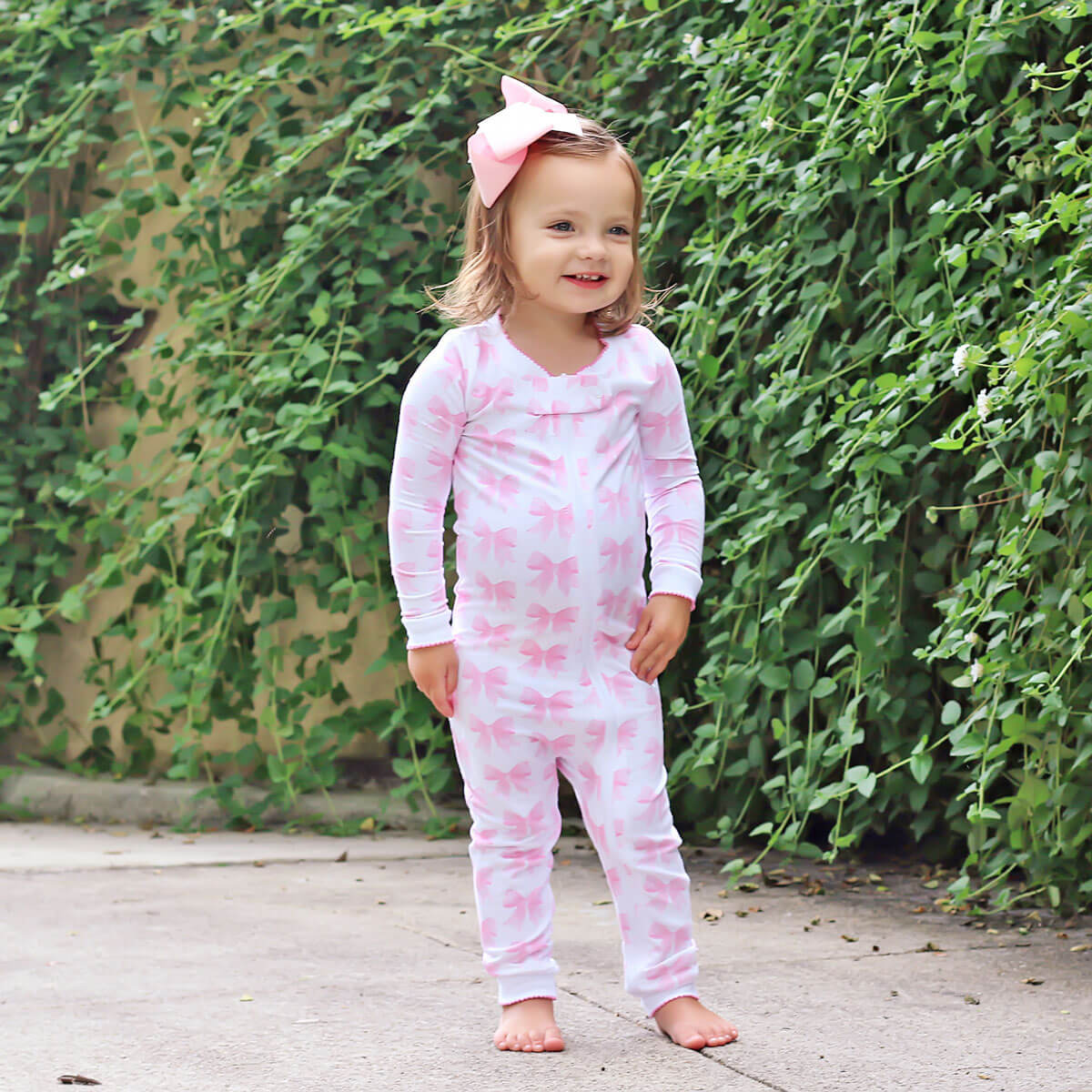 Pink Bow Zip Sleeper - Image 2
