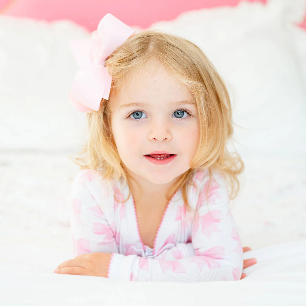 Pink Bow Zip Sleeper - Image 5
