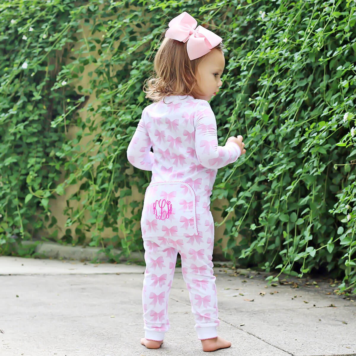 Pink Bow Zip Sleeper - Image 7