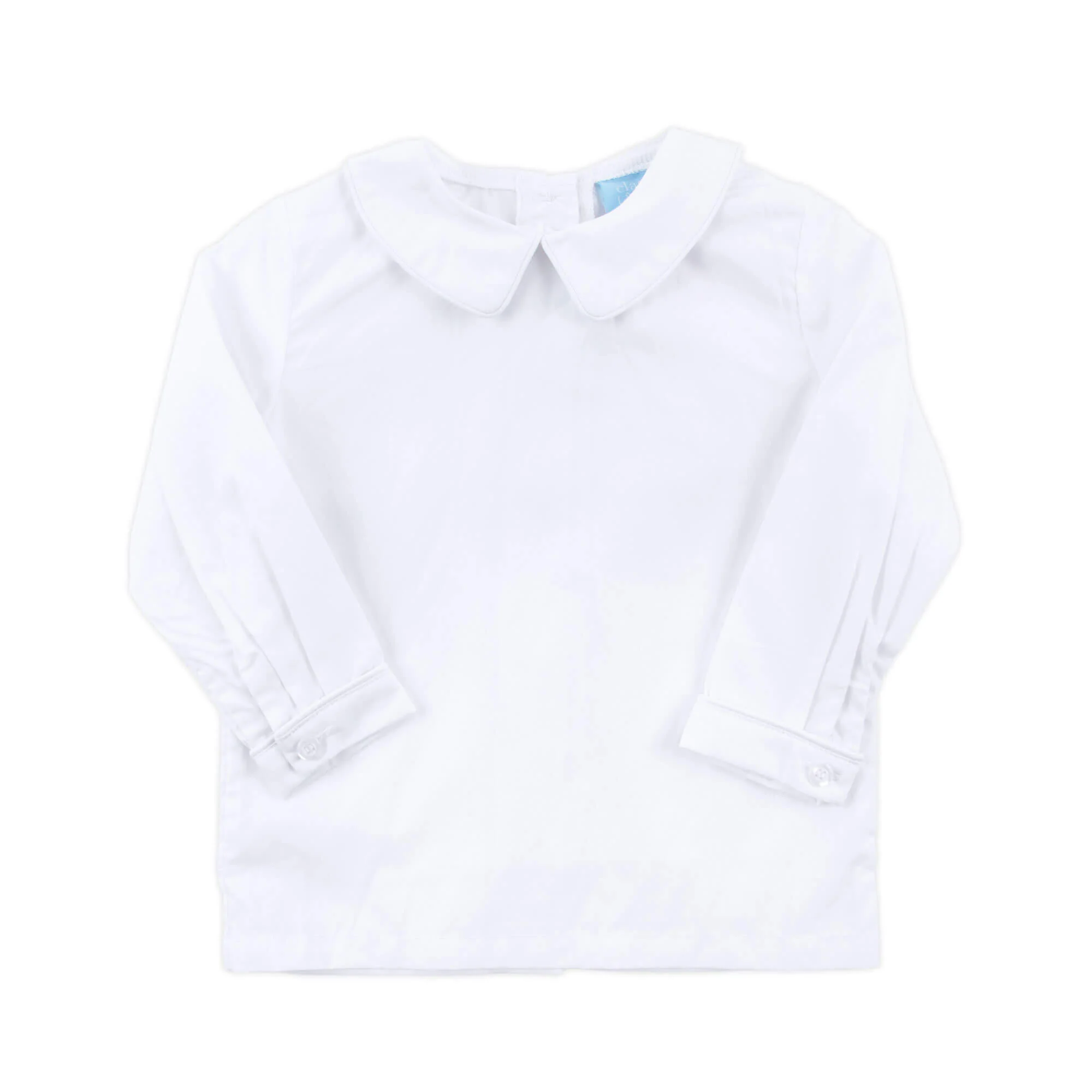 Boys White Long Sleeve Undershirt - Image 3