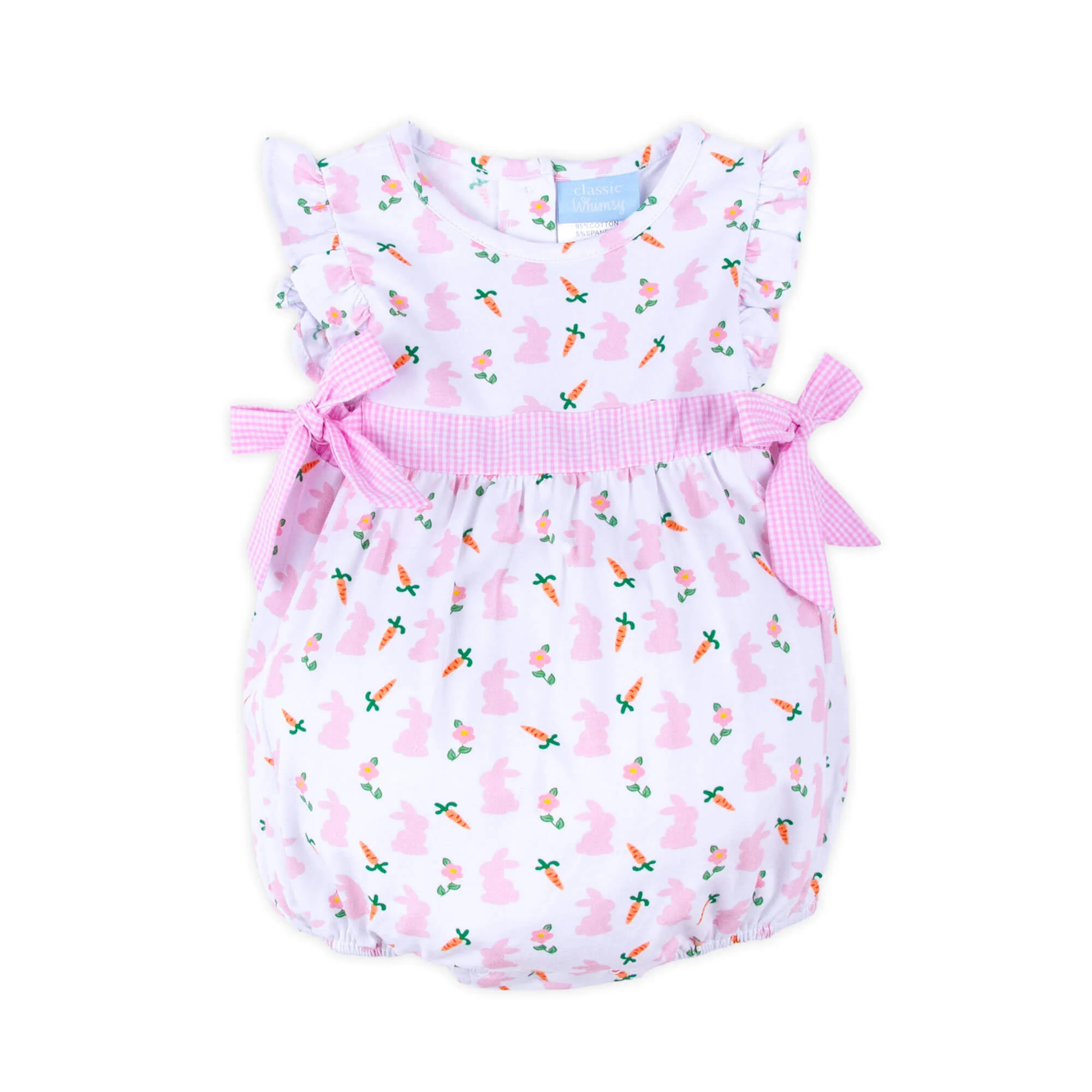 Bunnies & Carrots Pink Avery Bubble - Image 3