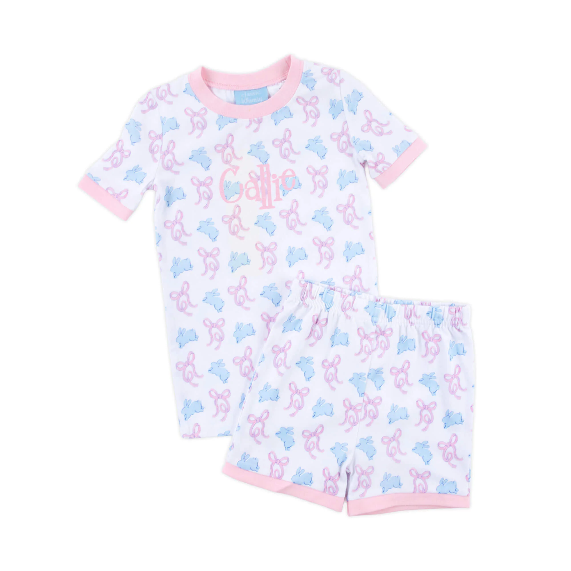 Bunnies & Bows Short Pajamas - Image 3