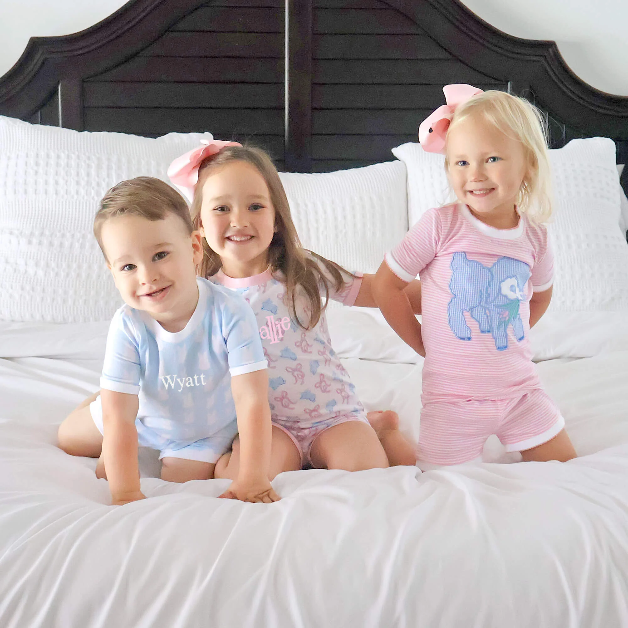 Bunnies & Bows Short Pajamas - Image 4