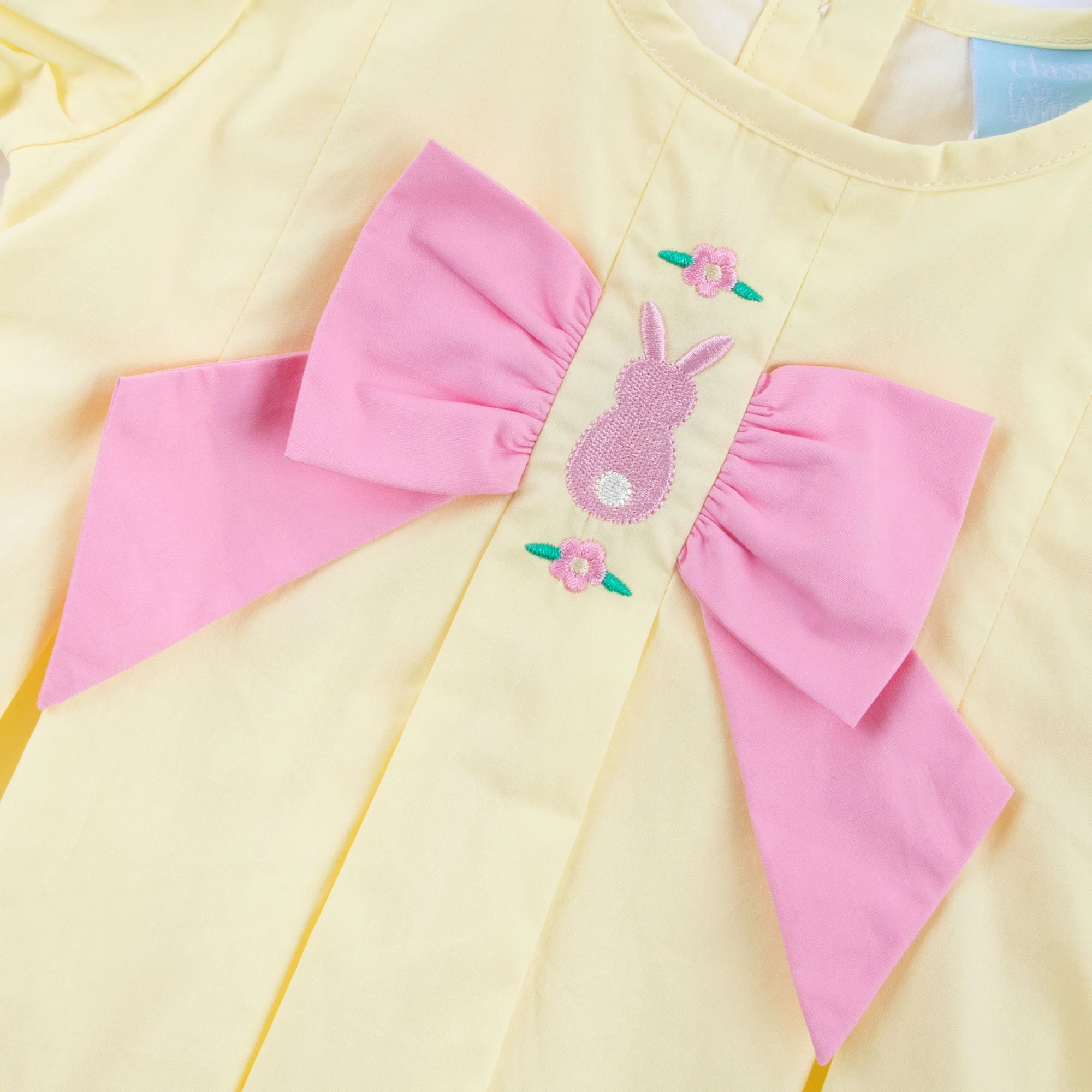 Bunny & Flowers Yellow Isabella Skirt Bubble - Image 5