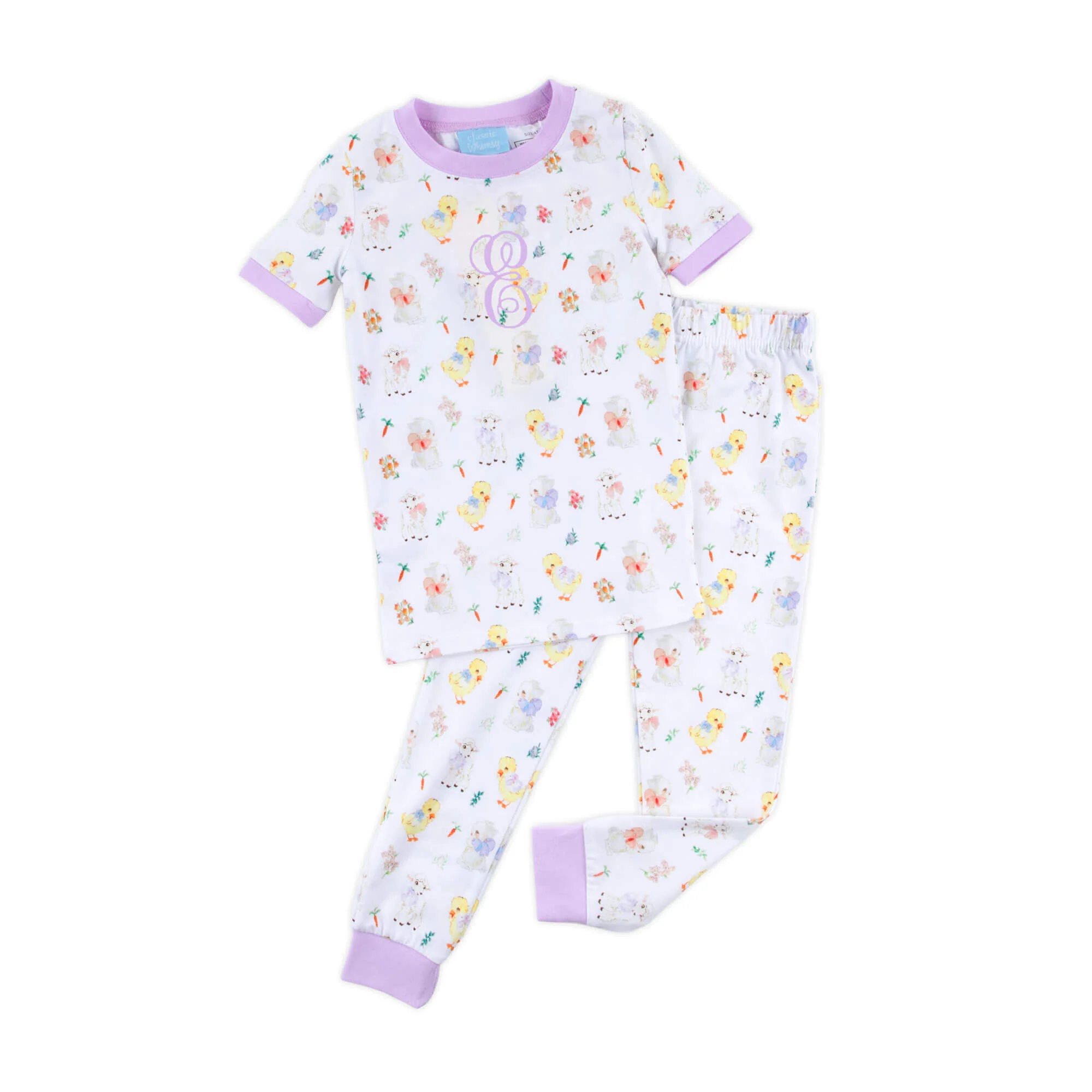 Bunny & Friends Purple Pajamas - Image 2