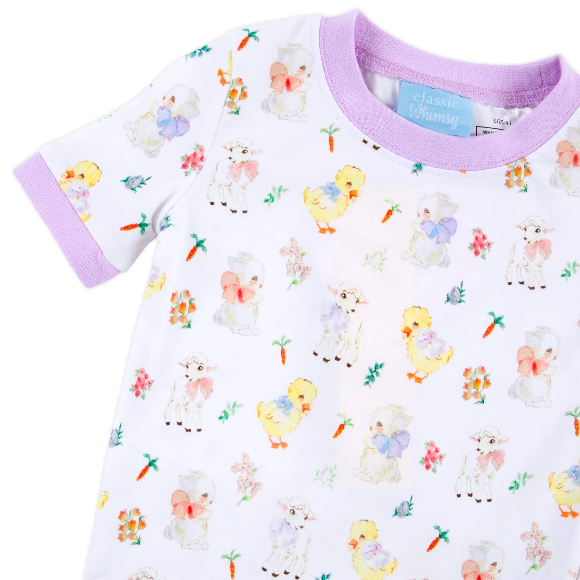 Bunny & Friends Purple Pajamas - Image 3