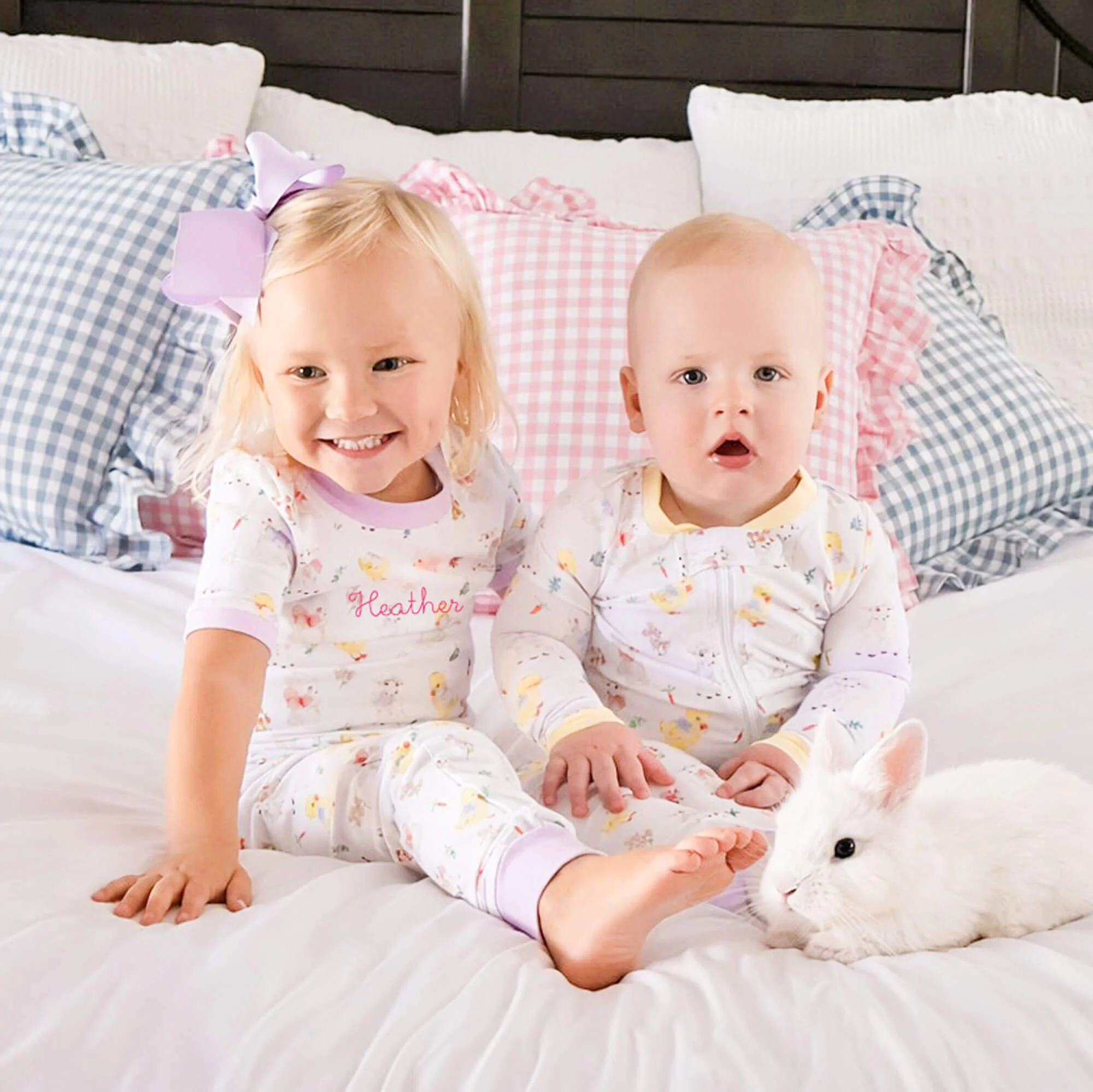 Bunny & Friends Purple Pajamas - Image 4