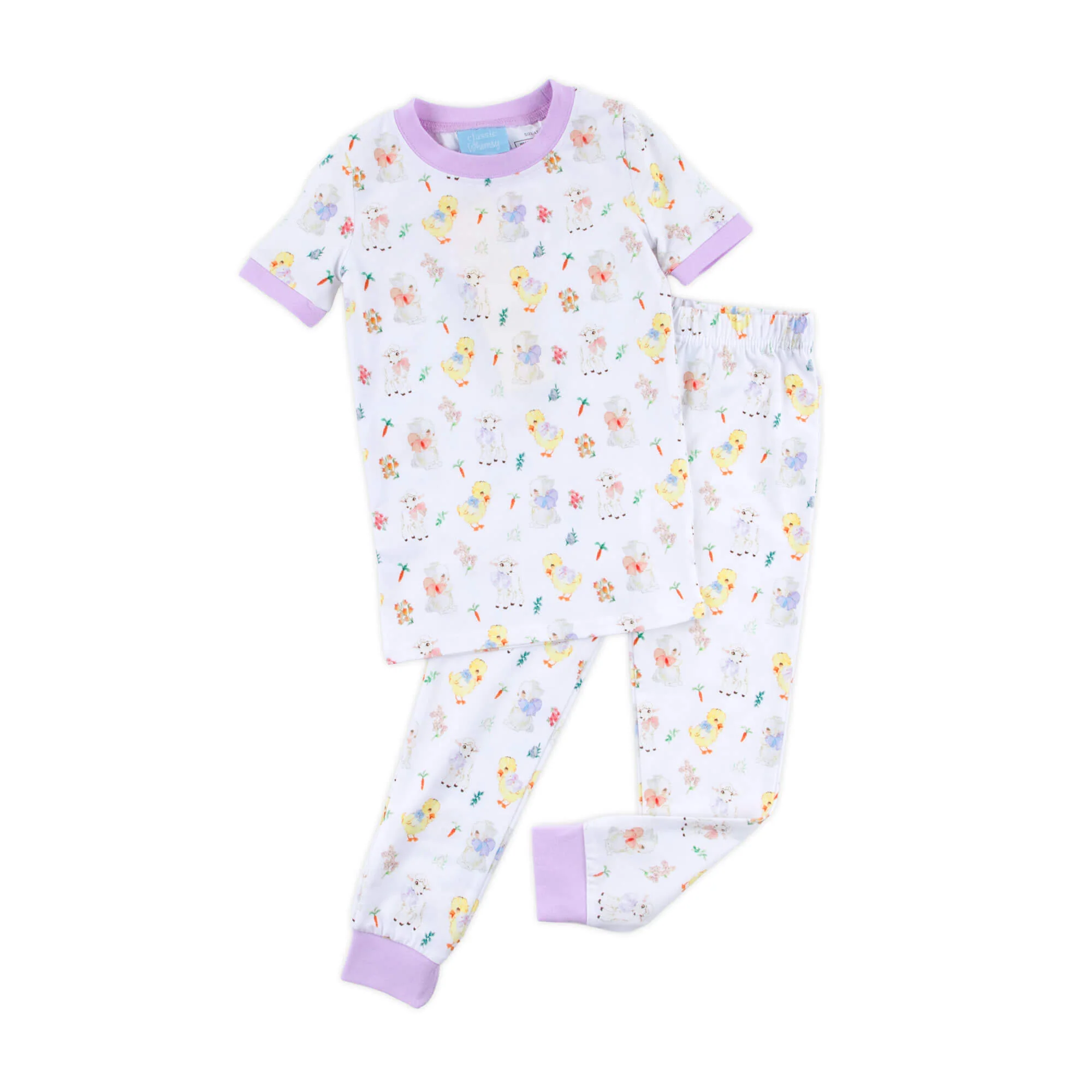 Bunny & Friends Purple Pajamas - Image 5
