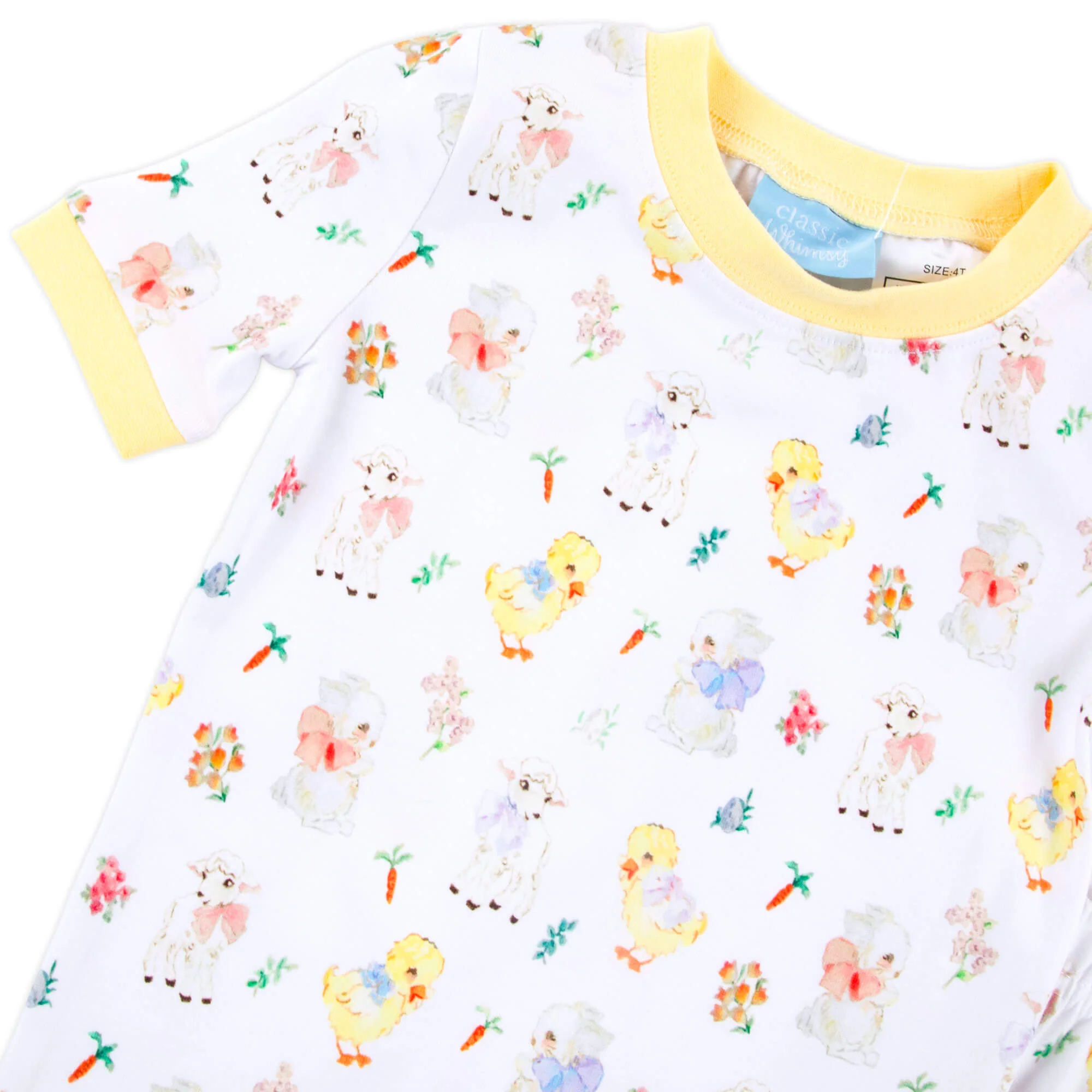 Bunny & Friends Yellow Pajamas - Image 2