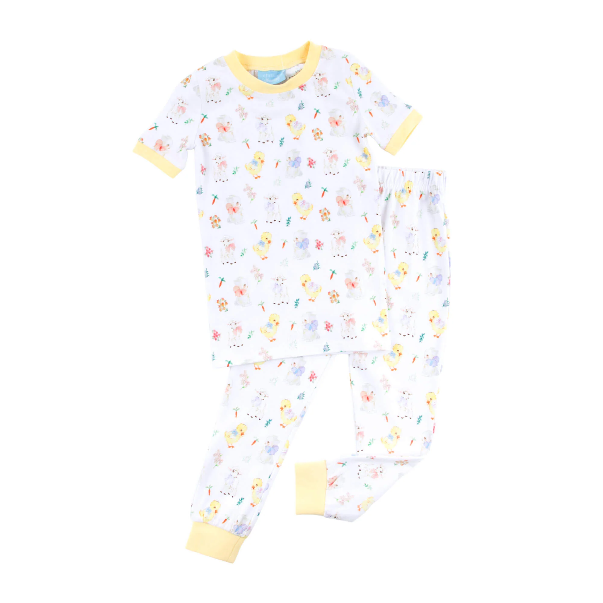 Bunny & Friends Yellow Pajamas - Image 3