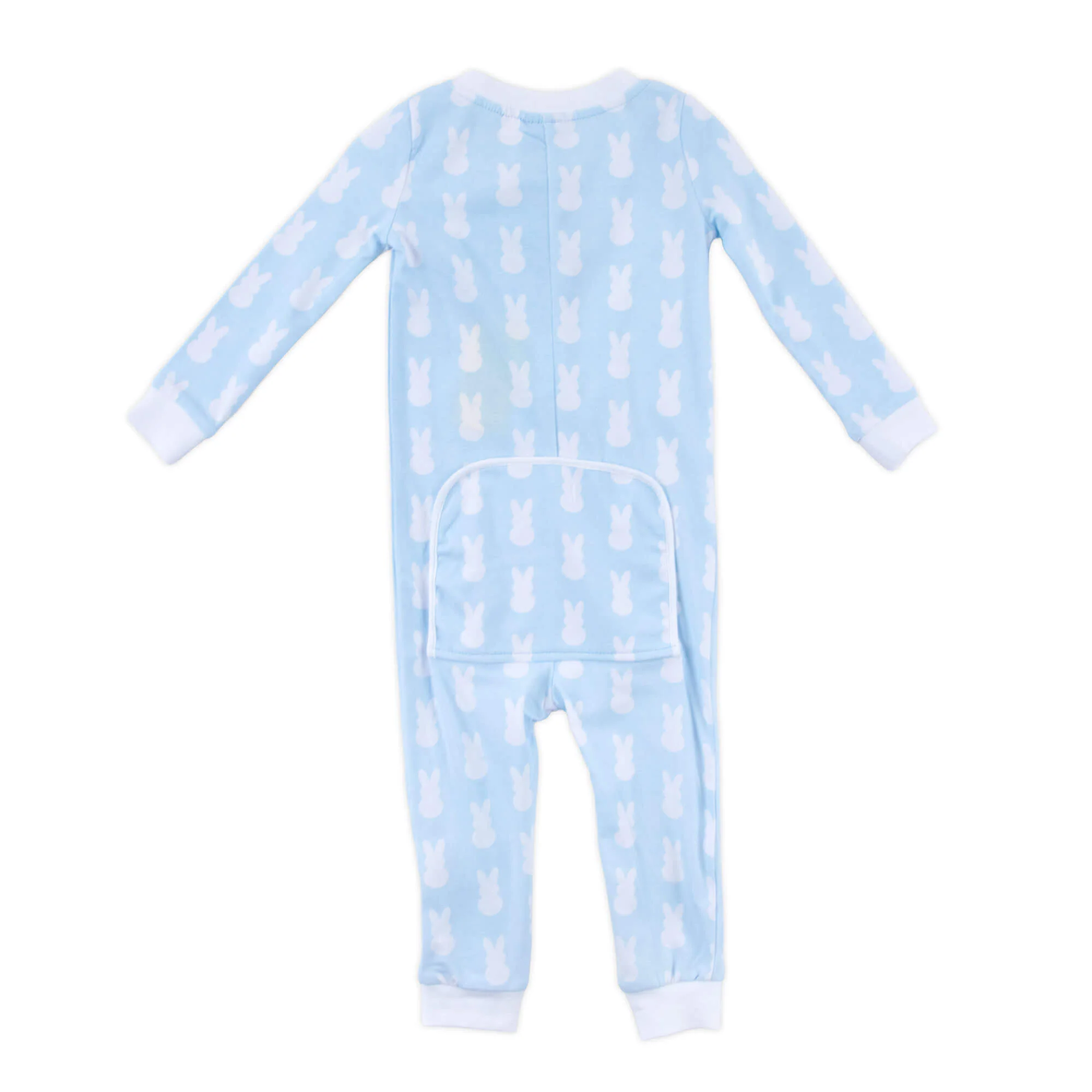 Bunny Peeps Light Blue Zip Sleeper - Image 8