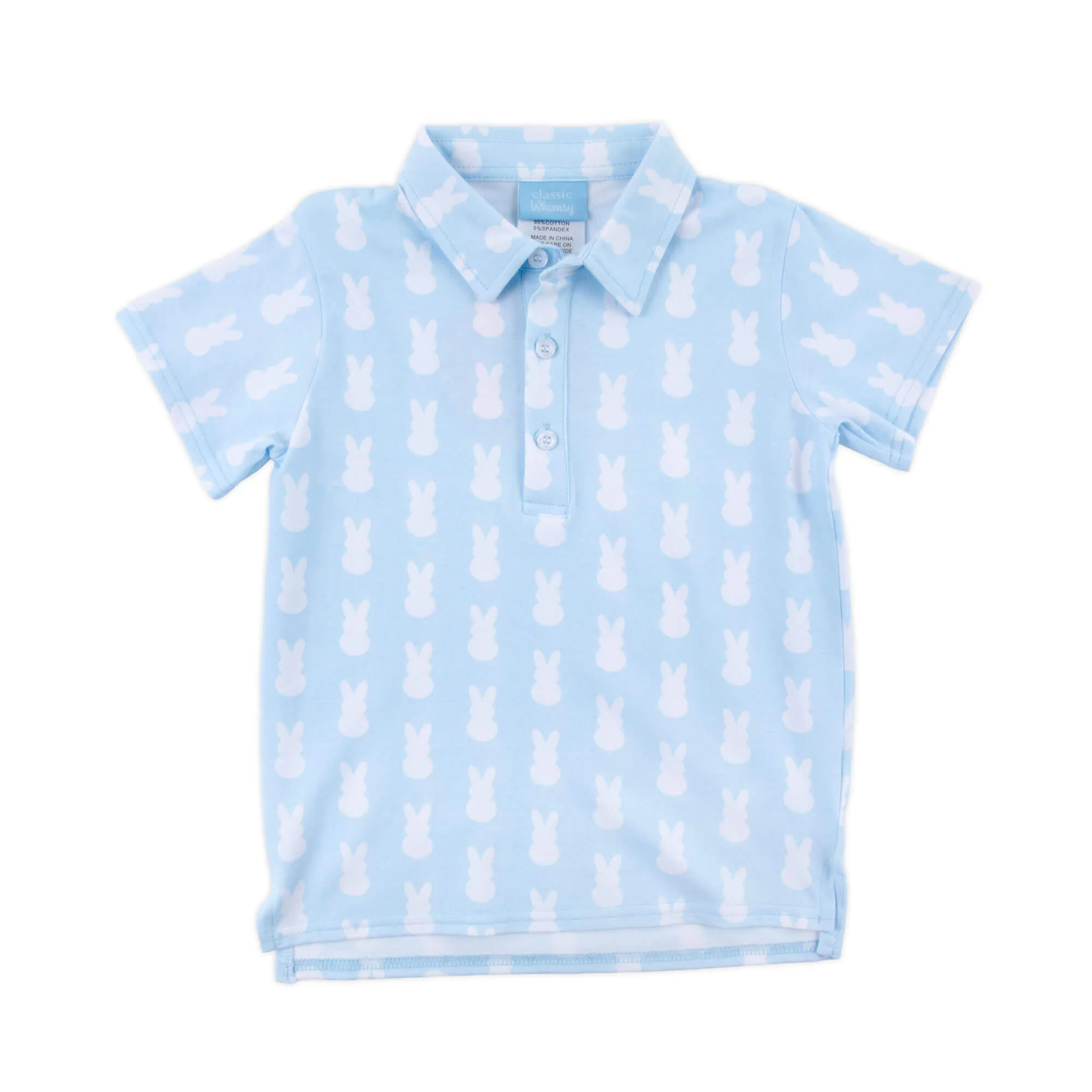 Bunny Peeps Light Blue Polo - Image 5