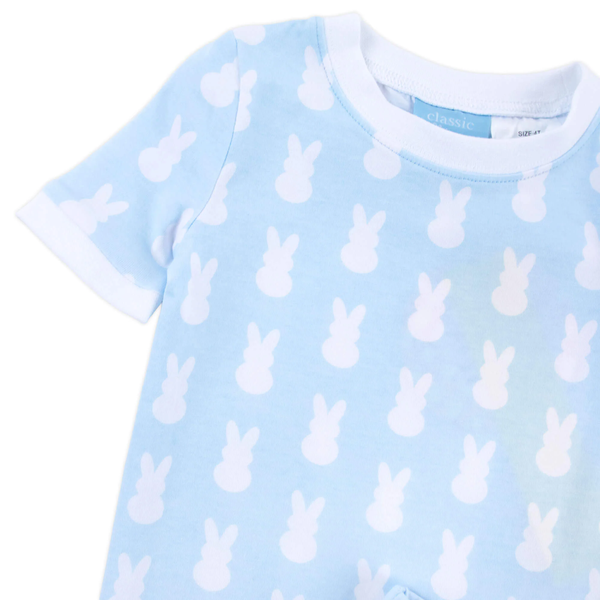 Bunny Peeps Light Blue Short Pajamas - Image 2