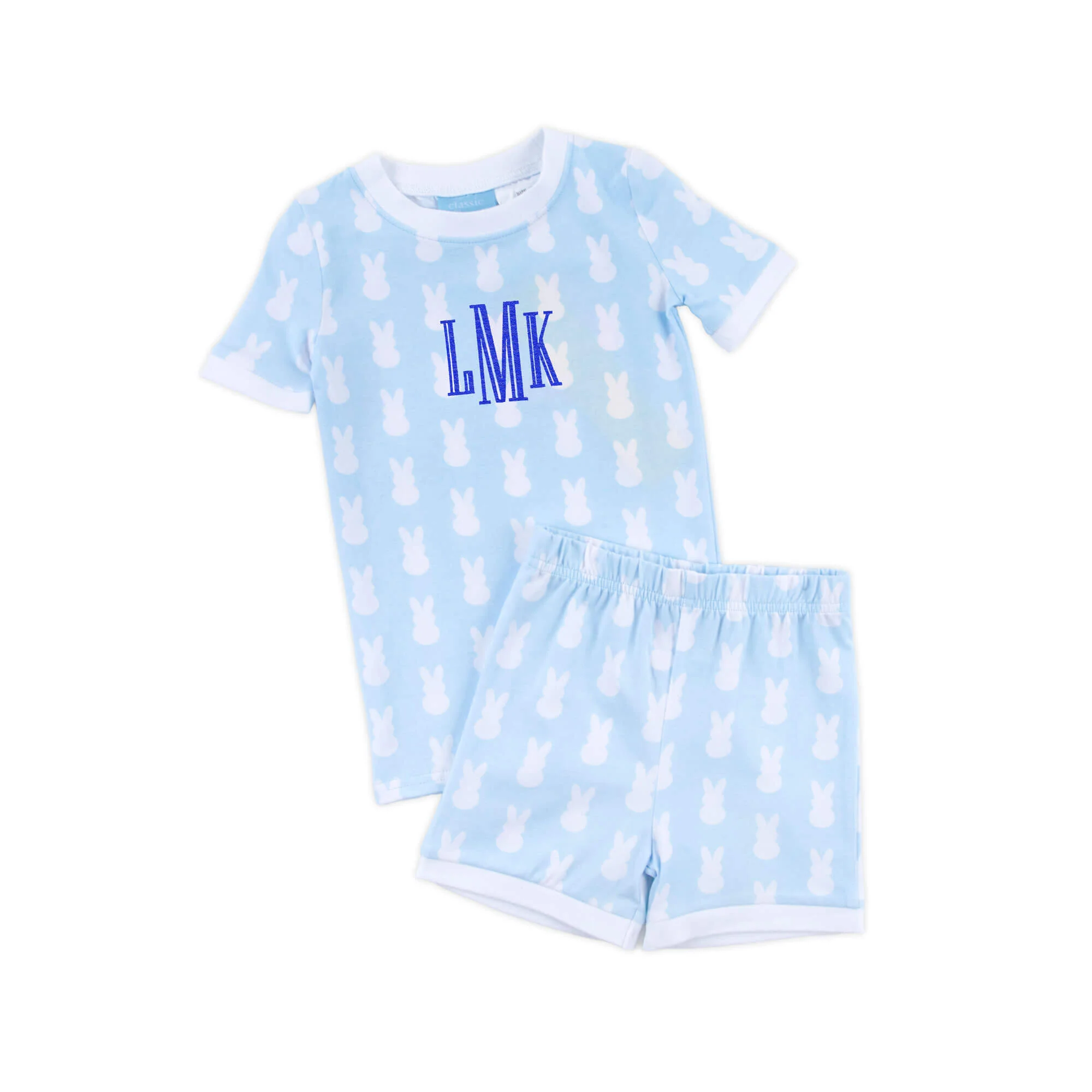 Bunny Peeps Light Blue Short Pajamas - Image 3