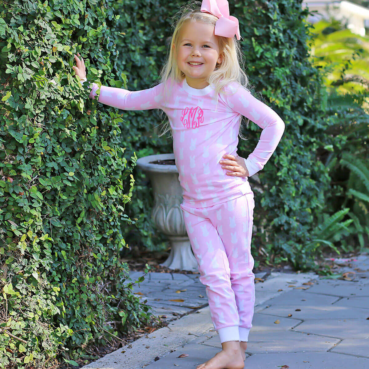 Bunny Peeps Pink Pajamas - Image 3