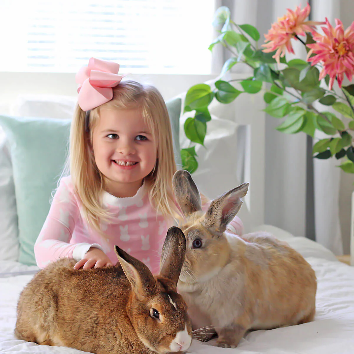 Bunny Peeps Pink Pajamas - Image 4