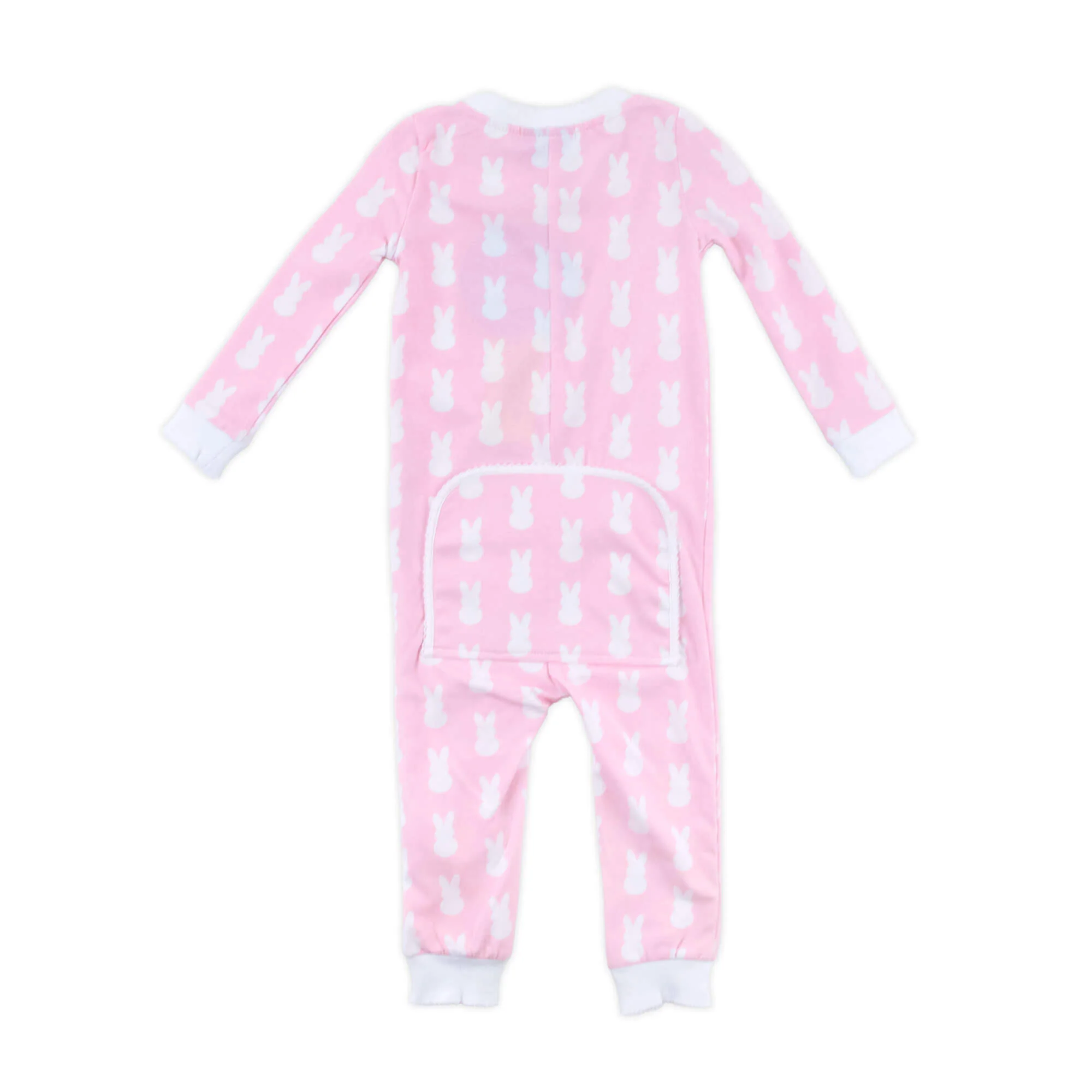 Bunny Peeps Pink Zip Sleeper - Image 4
