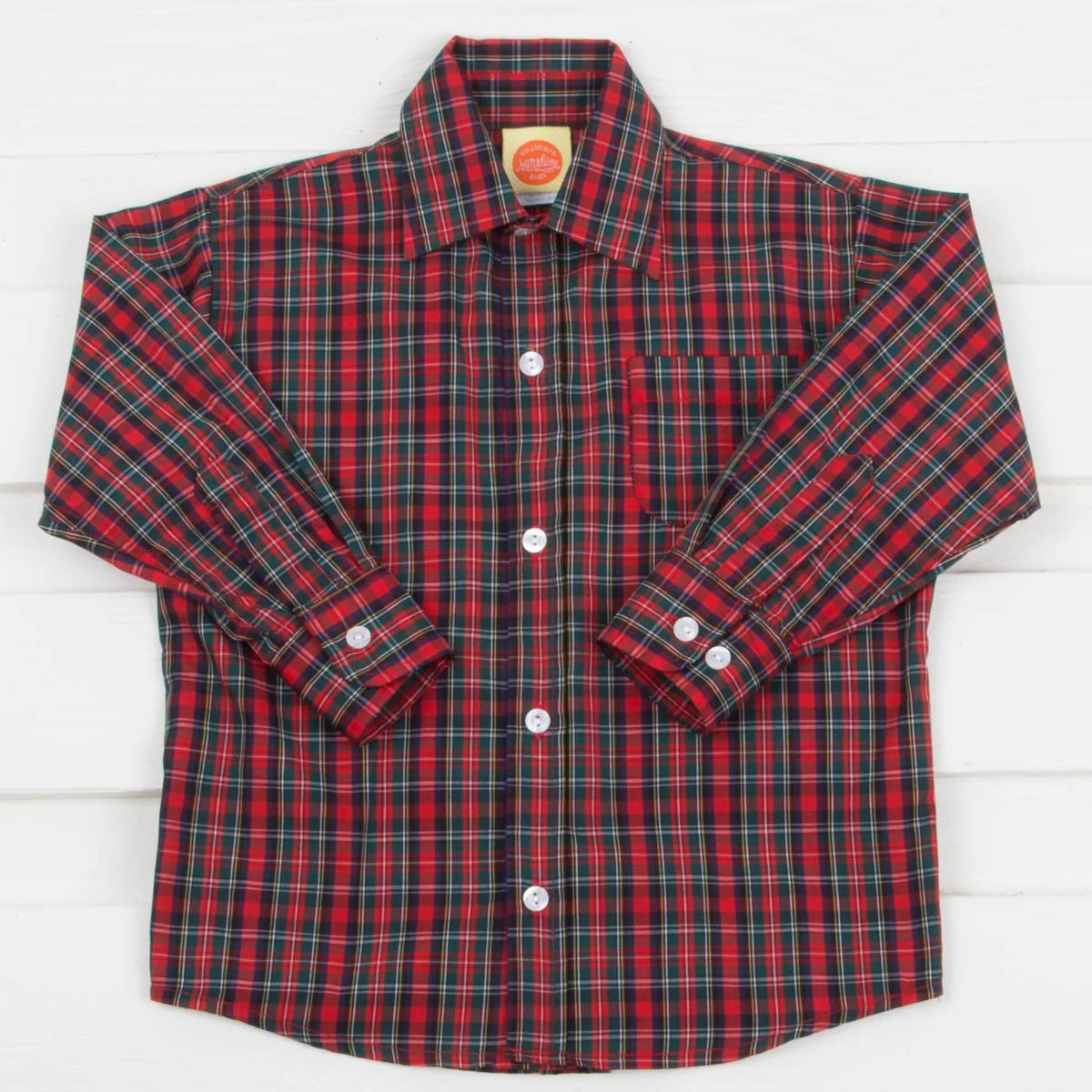 Christmas Eve Plaid Button Down - Image 3