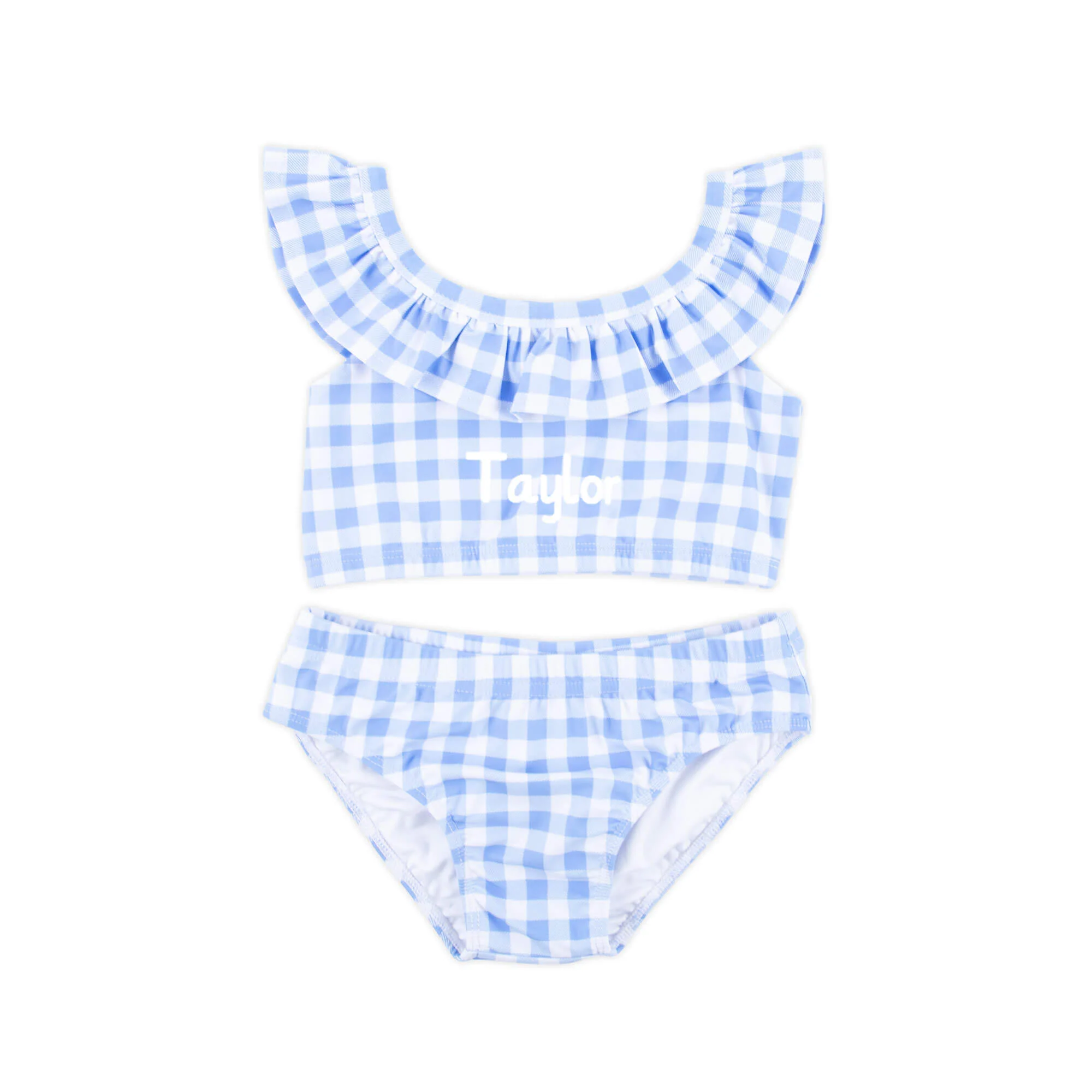 Capri Blue Two Piece Swimsuit - Image 2