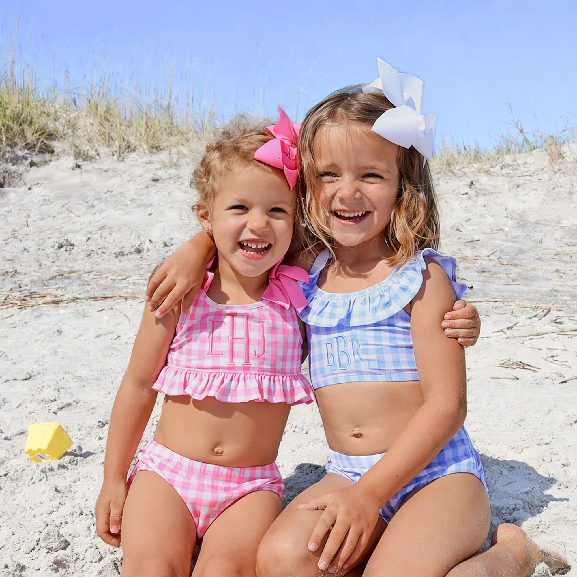 Capri Blue Two Piece Swimsuit - Image 5