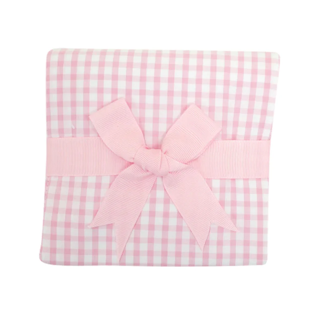 Big Check Fabric Burp Cloth - Image 3