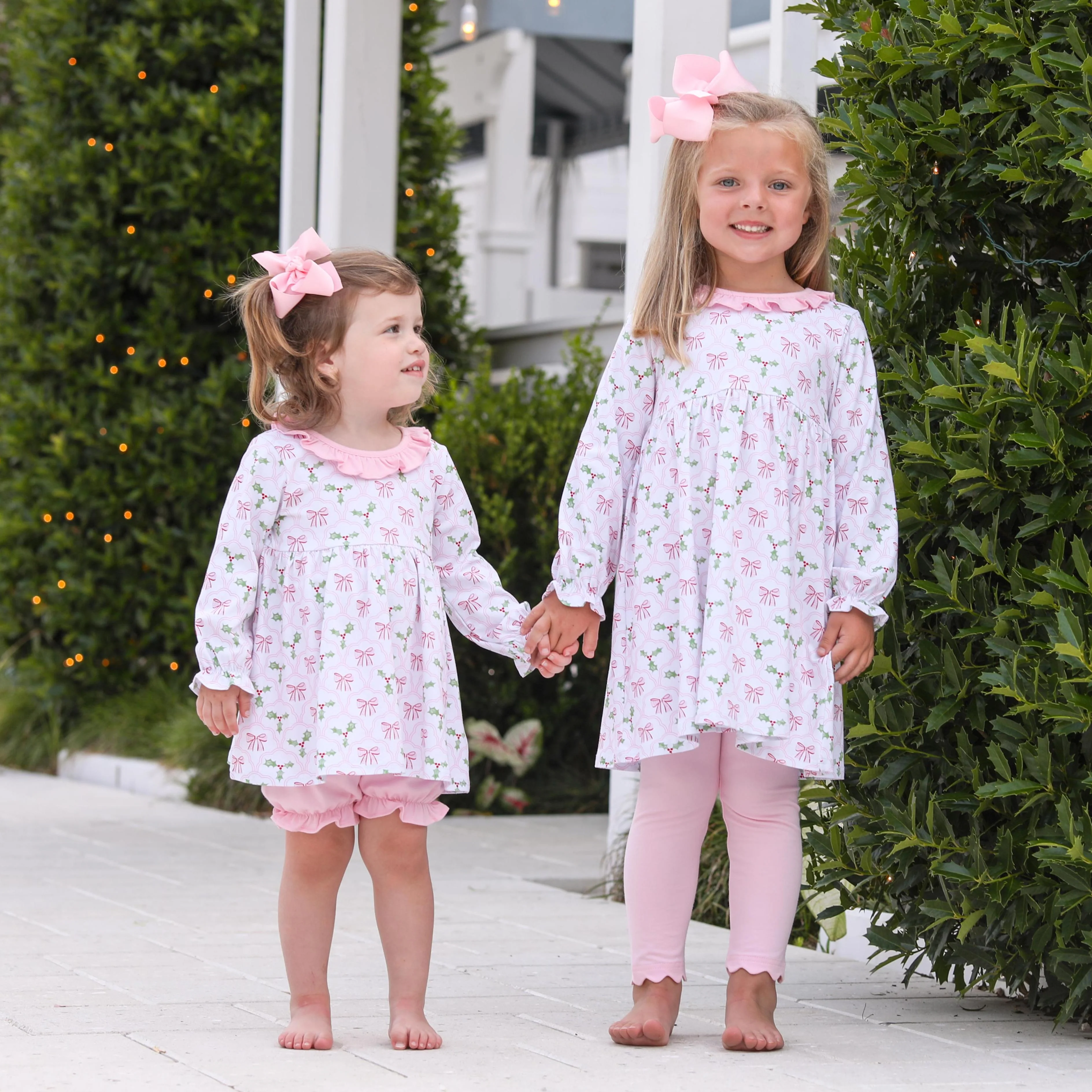 Christmas Berries and Bows Knit Dress - Image 2