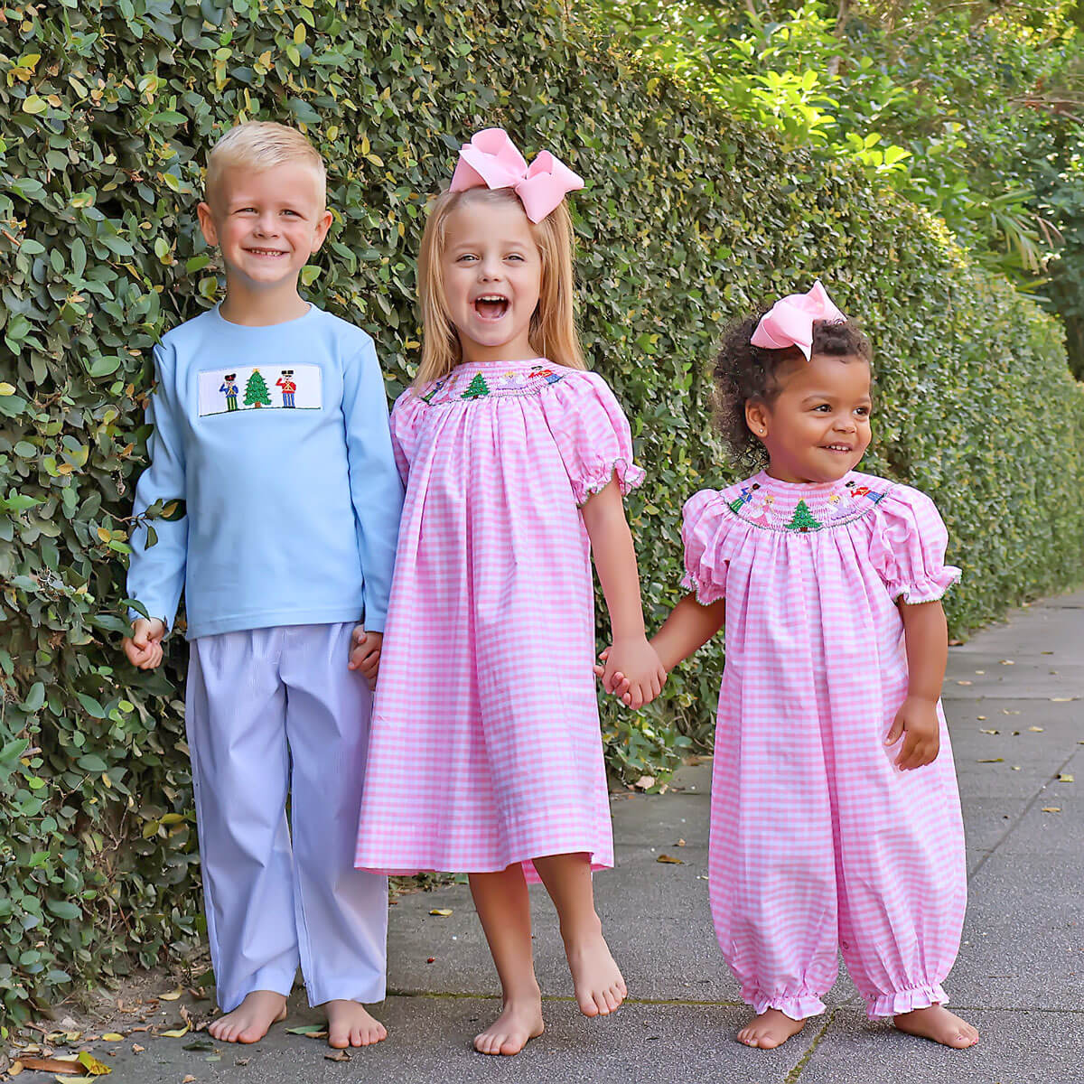 Nutcracker Christmas Smocked Pant Set - Image 4